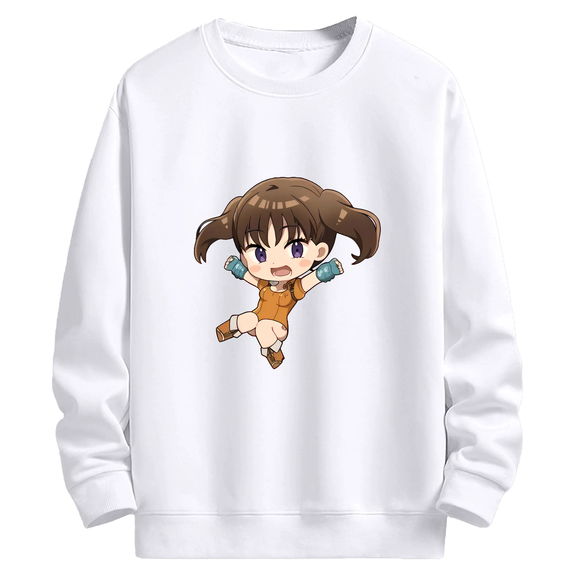 七つの大罪 グッズ ディアンヌ - 高品質 クルーネック スウェット ・ コットン59％ ポリエステル41％ ・ ユニセックス 長袖 トレーナー ・ カジュアル デイリー スポーツ 散歩用