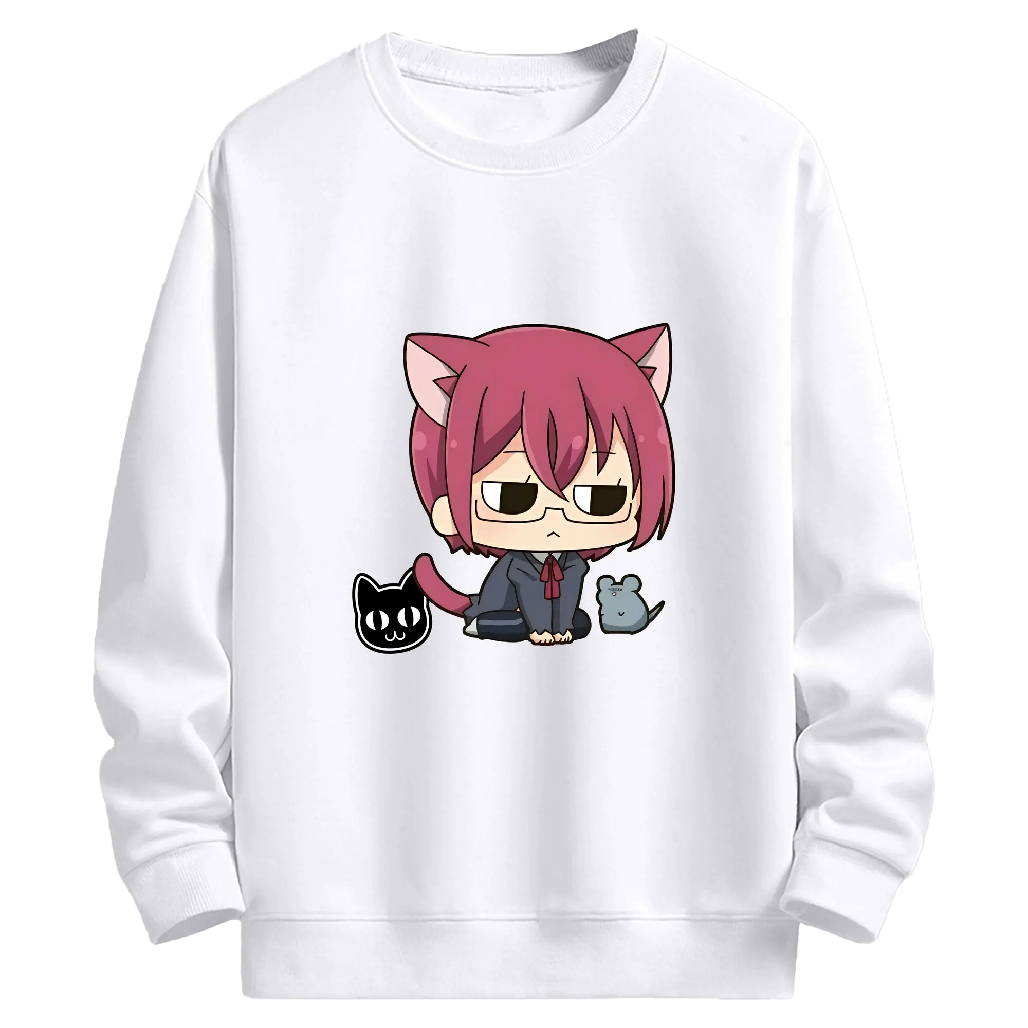 七つの大罪 グッズ ゴウセル - 高品質 クルーネック スウェット ・ コットン59％ ポリエステル41％ ・ ユニセックス 長袖 トレーナー ・ カジュアル デイリー スポーツ 散歩用