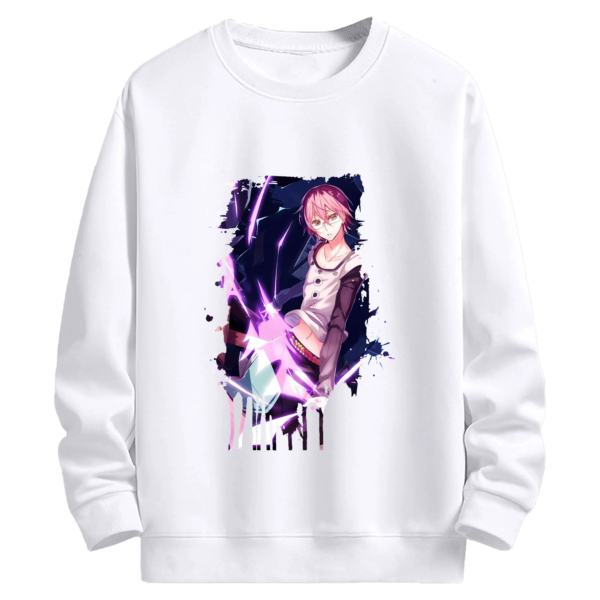 七つの大罪 グッズ ゴウセル - 高品質 クルーネック スウェット ・ コットン59％ ポリエステル41％ ・ ユニセックス 長袖 トレーナー ・ カジュアル デイリー スポーツ 散歩用