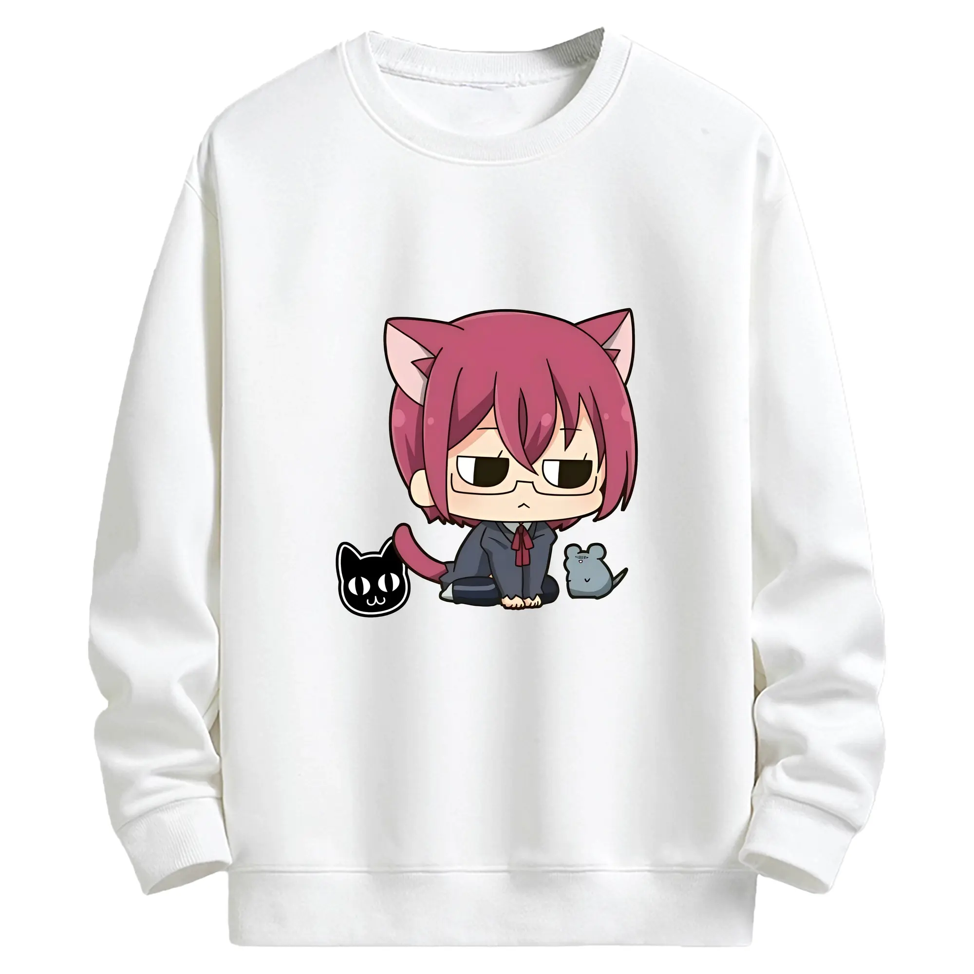 七つの大罪 グッズ ゴウセル - キッズ クルーネックスウェットシャツ ・ フロントプリント ・ 綿80％ ポリエステル20％ ・ 快適 通学 スポーツ 日常使い お散歩用