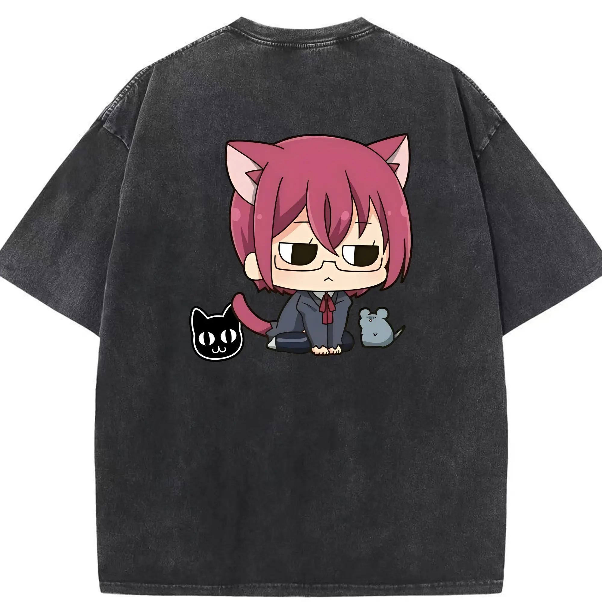 七つの大罪 グッズ ゴウセル - 綿100％ ヴィンテージ風 半袖Tシャツ ・ 背面プリント ・ 柔らか肌触り ・ 通気性 快適 ・ スポーツ カジュアル 外出用