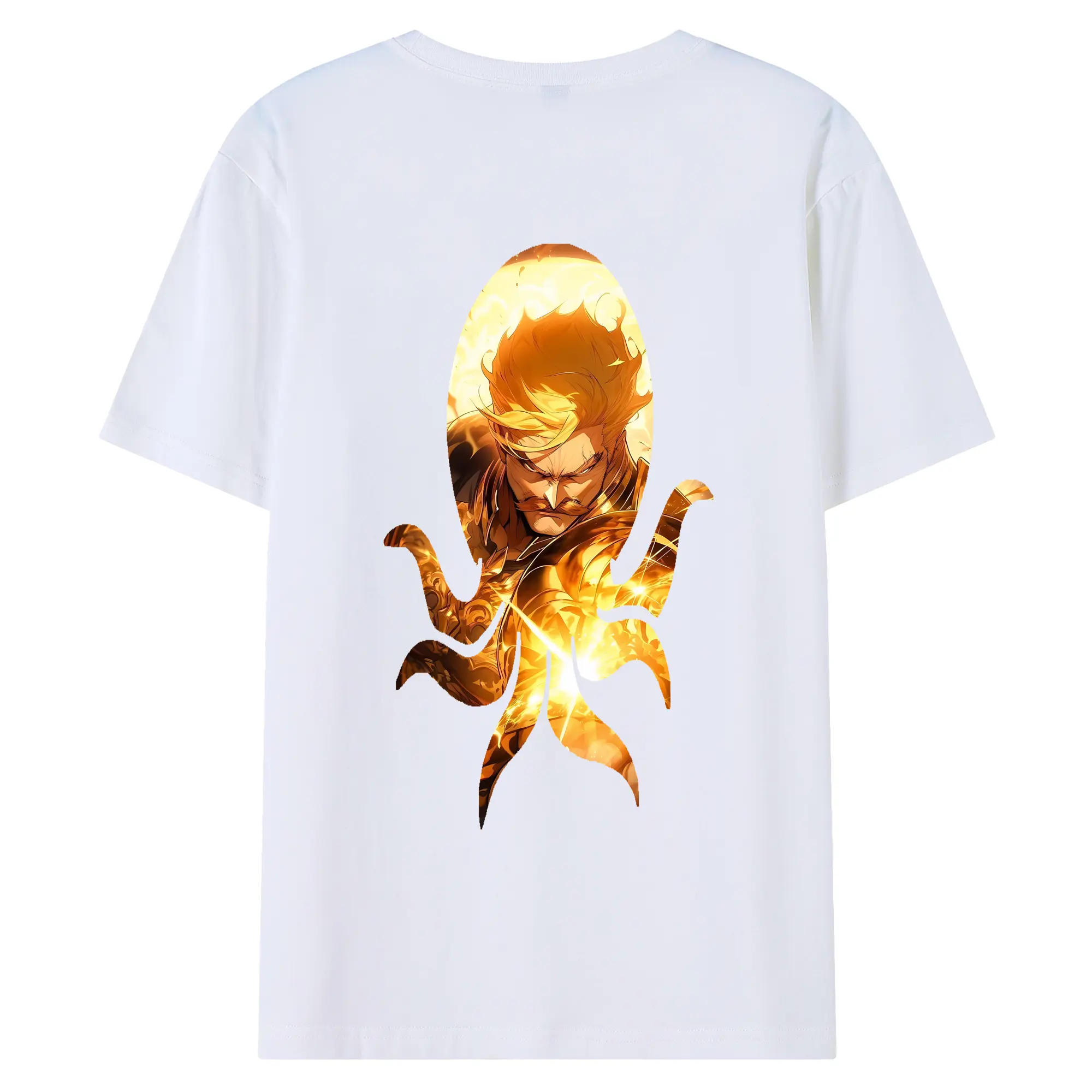 七つの大罪 グッズ エスカノール - 綿100％ 半袖Tシャツ ・ バックプリント ・ 快適 通気性 ・ 日常使い 散歩 スポーツ用