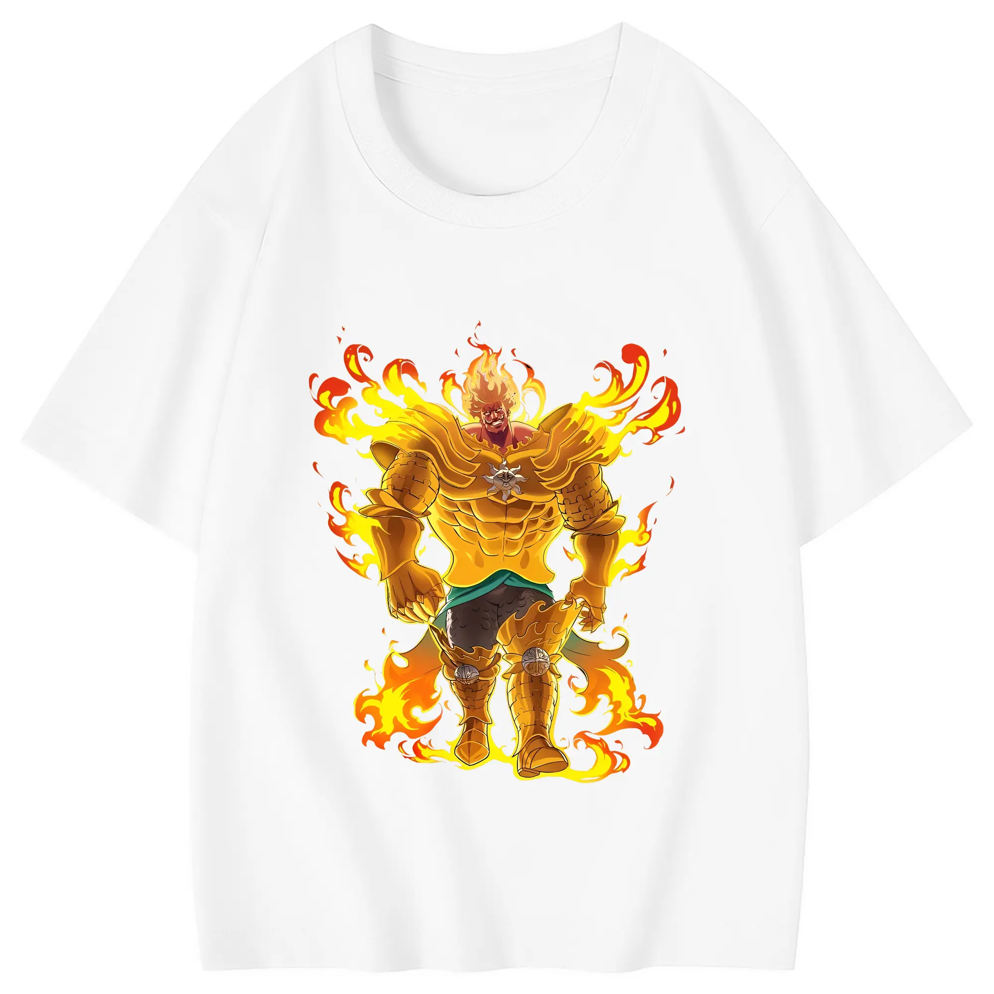 七つの大罪 グッズ エスカノール - 綿100％ キッズTシャツ ・ フロントプリント ・ 快適 通気性 ・ スポーツ カジュアル 散歩用