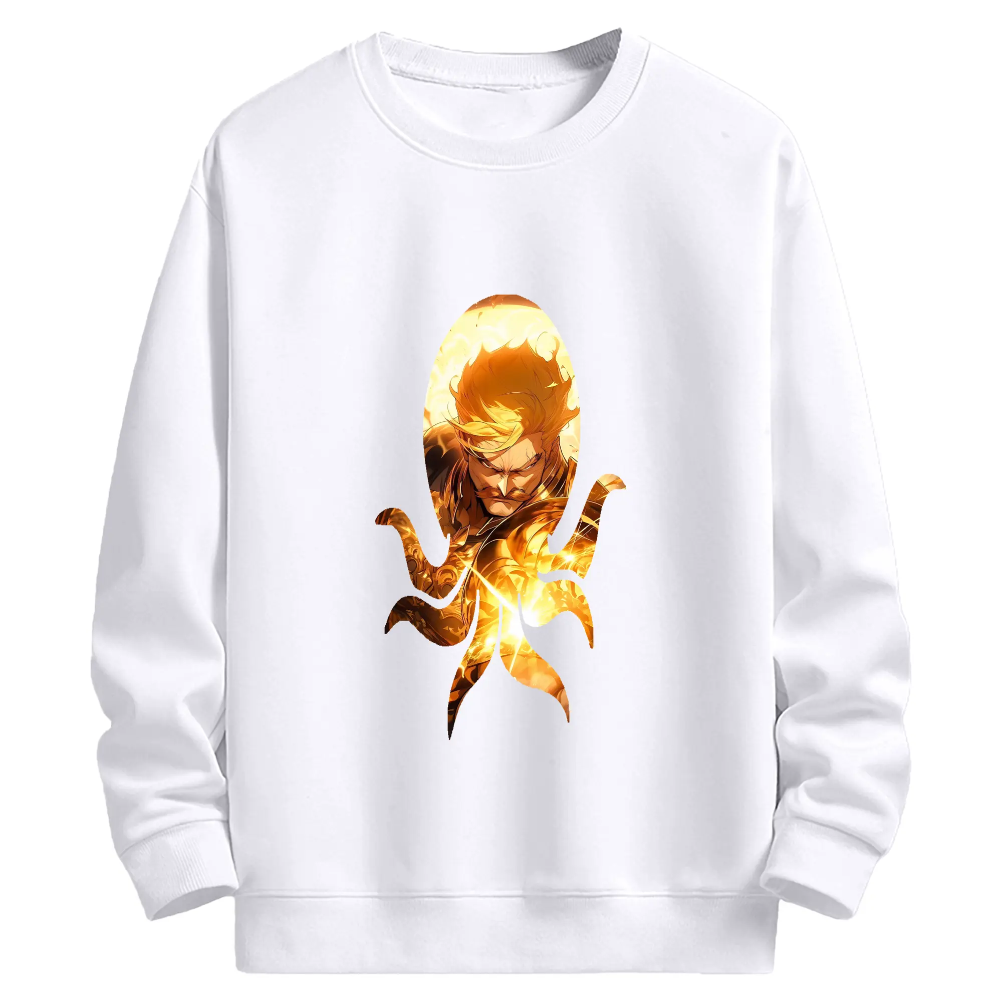 七つの大罪 グッズ エスカノール - 高品質 クルーネック スウェット ・ コットン59％ ポリエステル41％ ・ ユニセックス 長袖 トレーナー ・ カジュアル デイリー スポーツ 散歩用