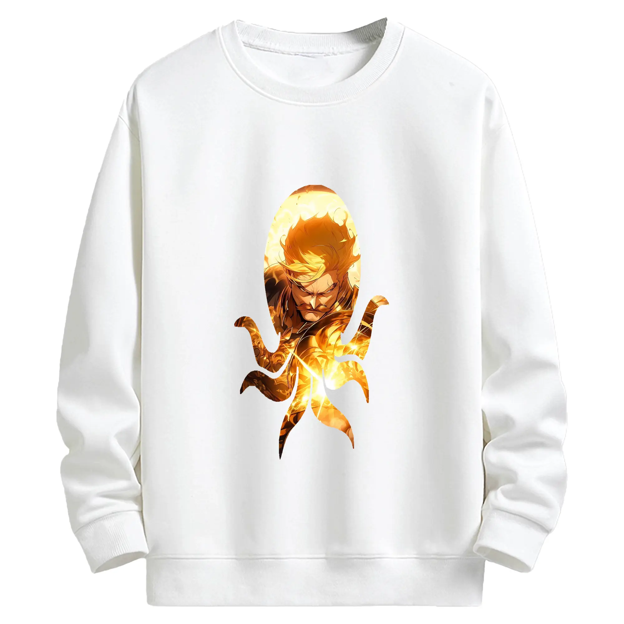 七つの大罪 グッズ エスカノール - キッズ クルーネックスウェットシャツ ・ フロントプリント ・ 綿80％ ポリエステル20％ ・ 快適 通学 スポーツ 日常使い お散歩用