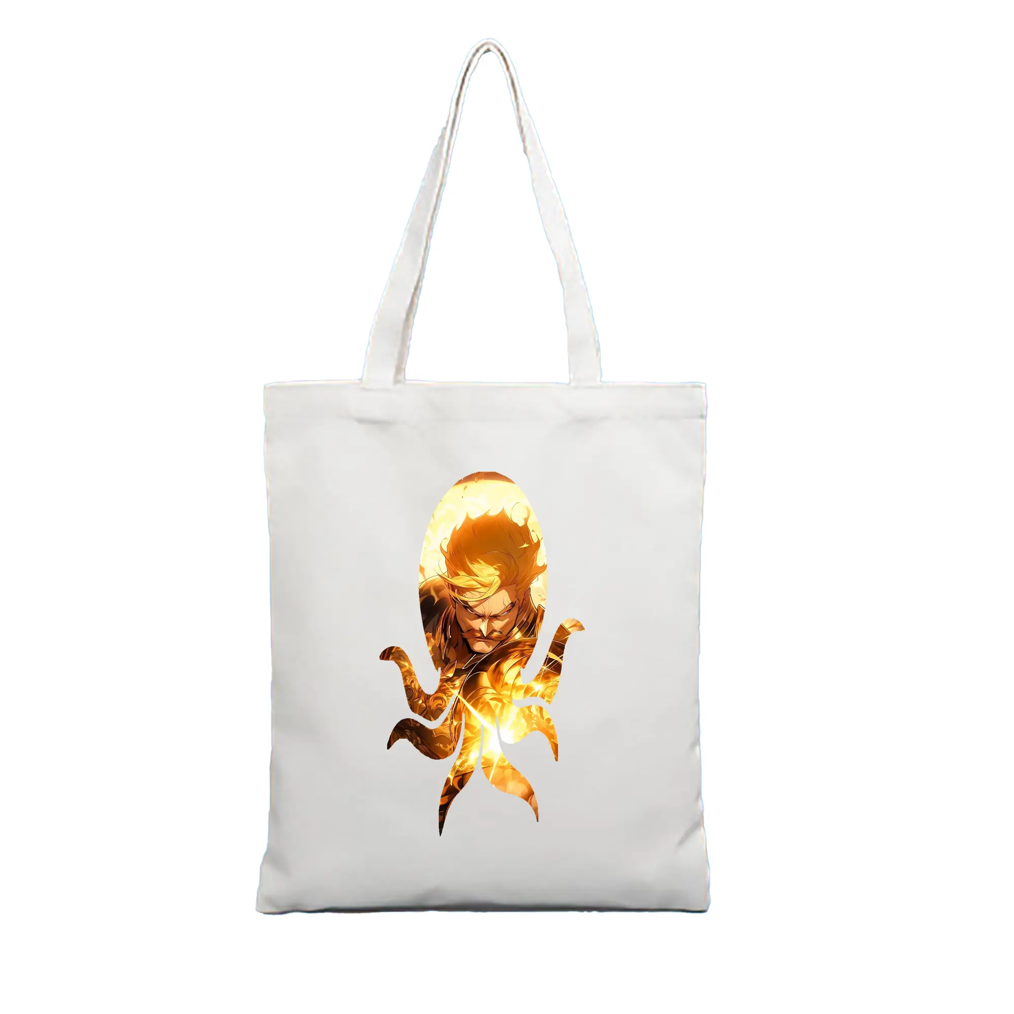 七つの大罪 グッズ エスカノール - 縦型キャンバス手提げバッグ（トートバッグ） ・ キャンバス素材 ・ ショッピング用 ・ 軽量 丈夫 お手入れ簡単