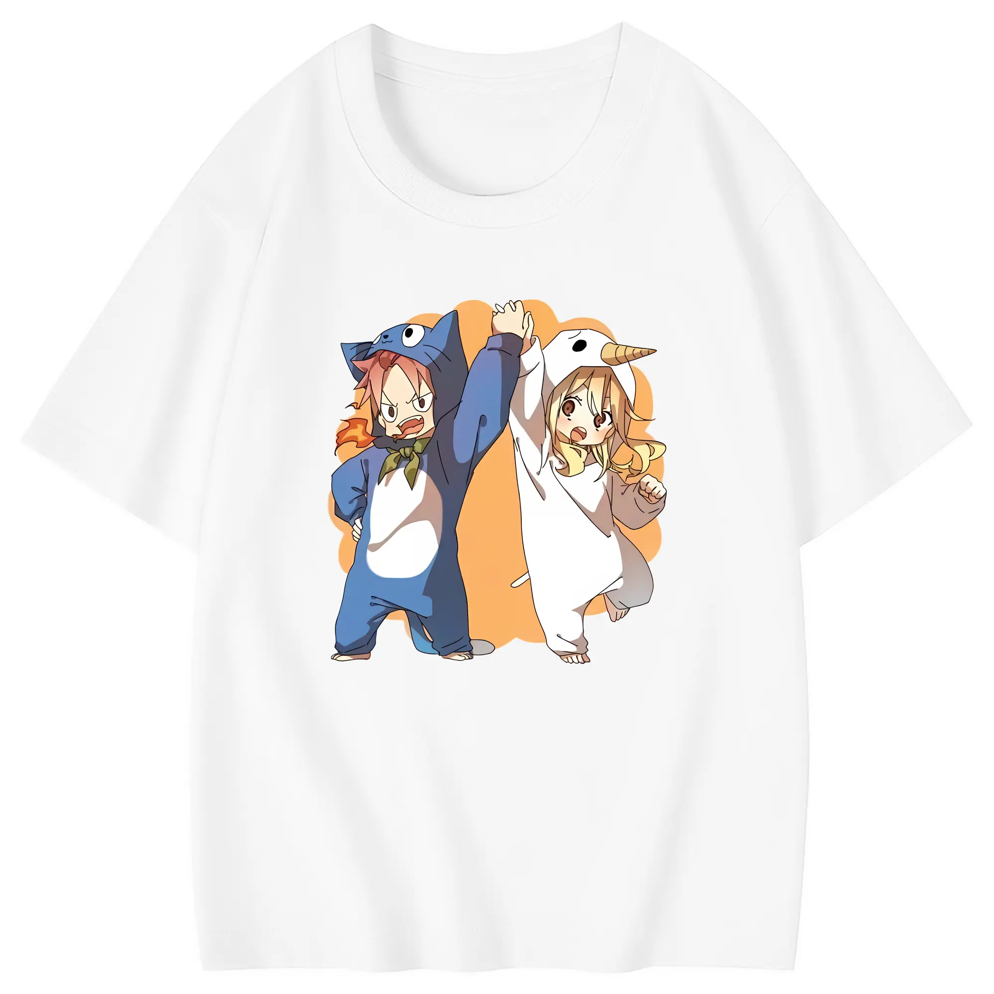 フェアリーテイル グッズ ルーシィ・ハートフィリア - 綿100％ キッズTシャツ ・ フロントプリント ・ 快適 通気性 ・ スポーツ カジュアル 散歩用