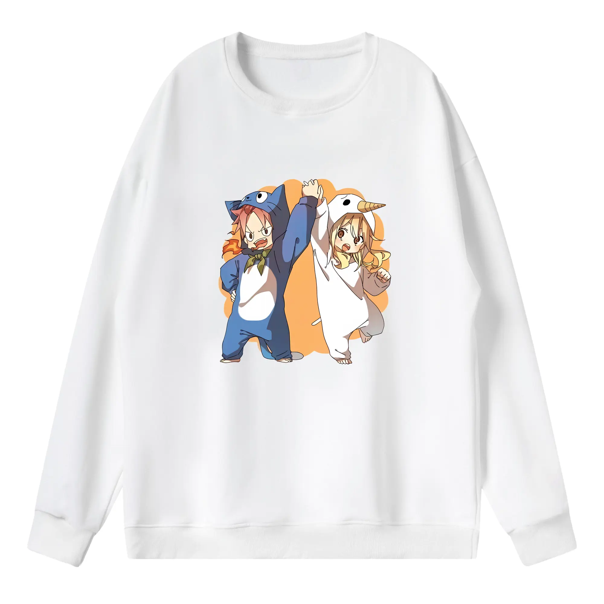 フェアリーテイル グッズ ルーシィ・ハートフィリア - 薄手 クルーネック スウェット 裏毛260g · ポリエステル 春秋向け カジュアル 男女兼用 · トレーナー デイリー スポーツ 散歩に最適