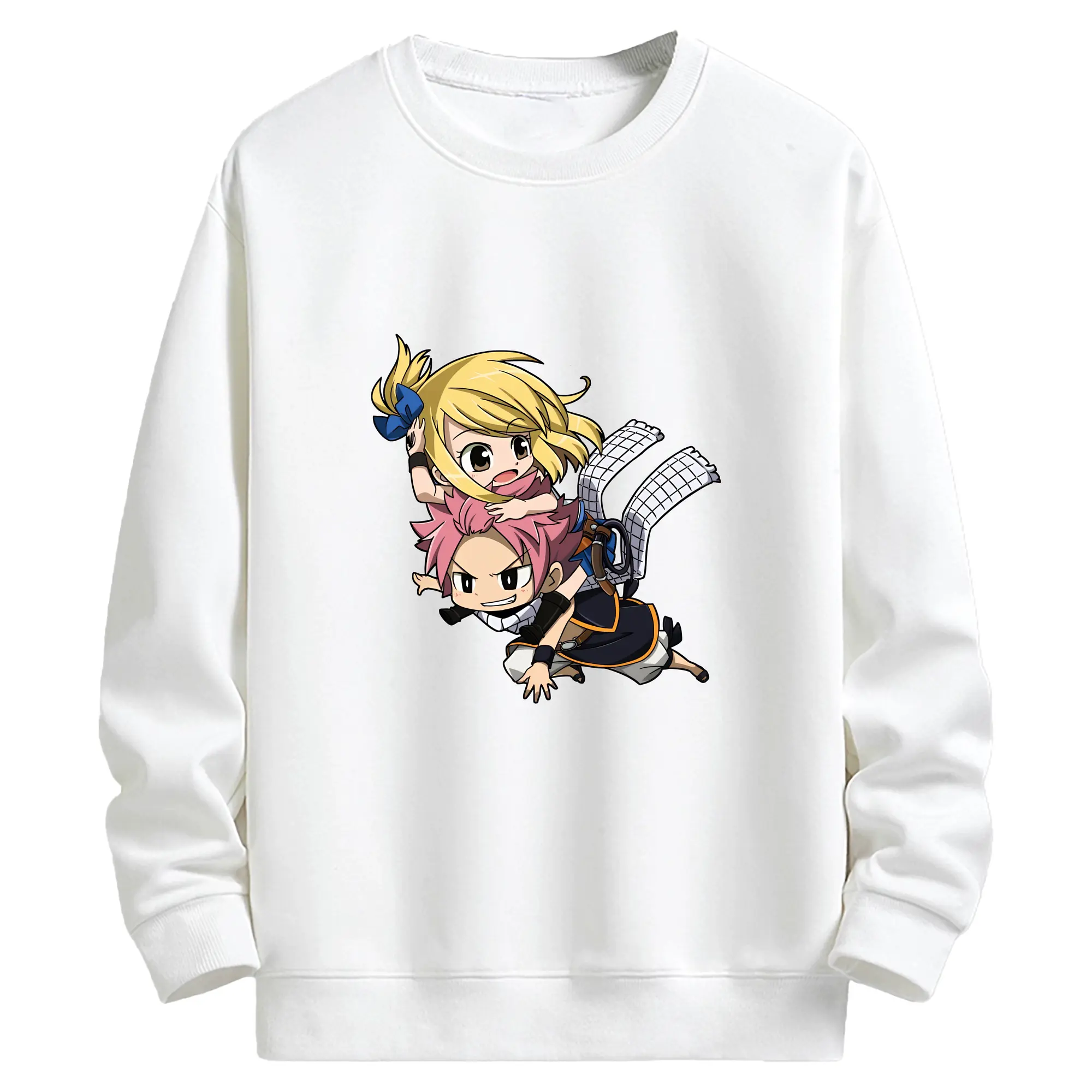 フェアリーテイル グッズ ルーシィ・ハートフィリア - キッズ クルーネックスウェットシャツ ・ フロントプリント ・ 綿80％ ポリエステル20％ ・ 快適 通学 スポーツ 日常使い お散歩用