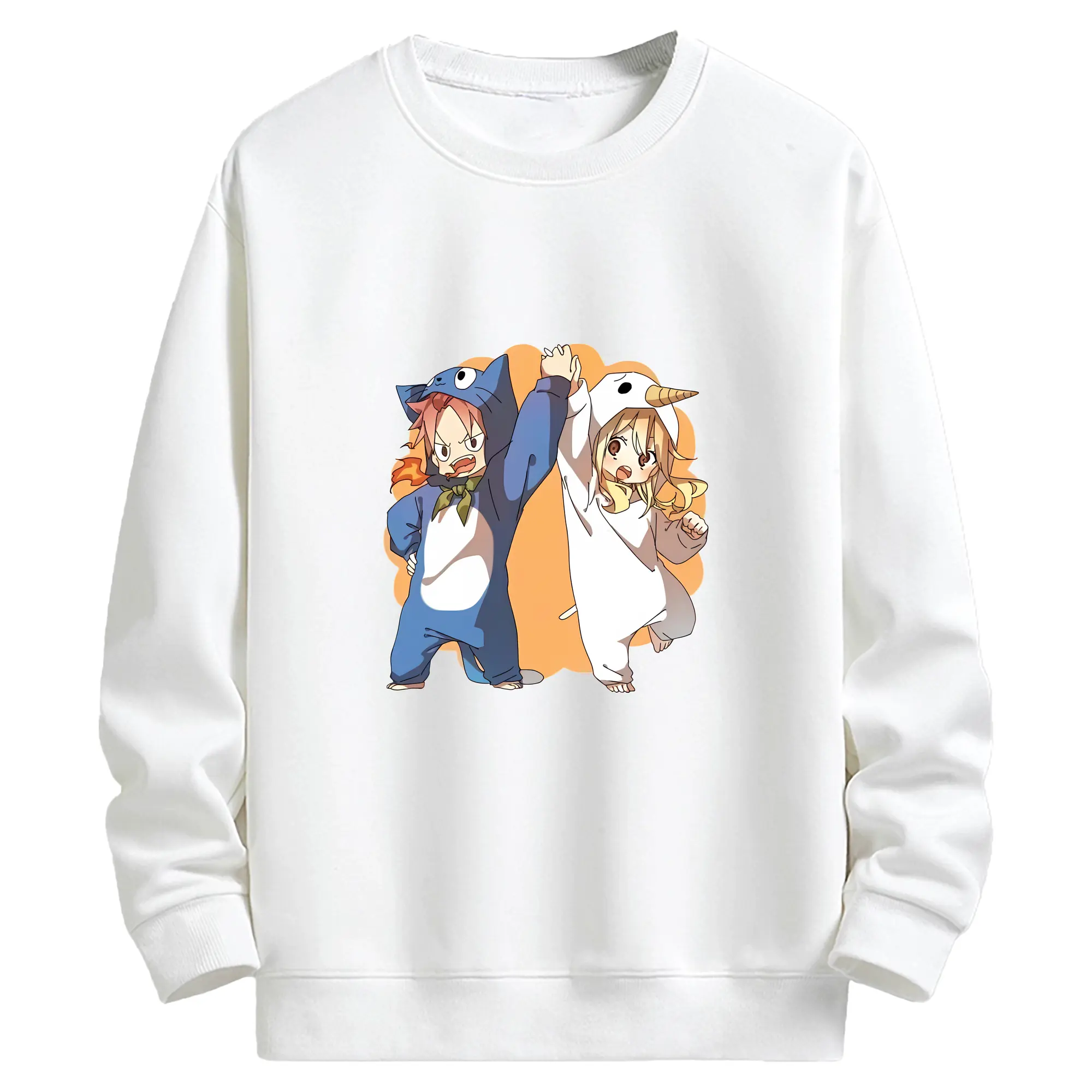 フェアリーテイル グッズ ルーシィ・ハートフィリア - キッズ クルーネックスウェットシャツ ・ フロントプリント ・ 綿80％ ポリエステル20％ ・ 快適 通学 スポーツ 日常使い お散歩用