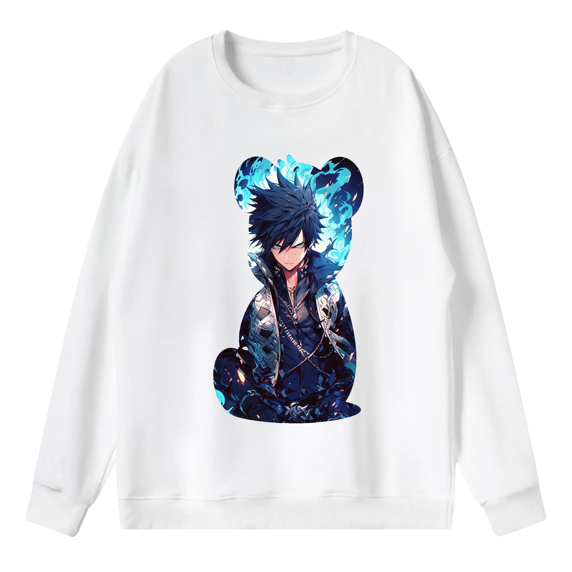 フェアリーテイル グッズ グレイ・フルバスター - 薄手 クルーネック スウェット 裏毛260g · ポリエステル 春秋向け カジュアル 男女兼用 · トレーナー デイリー スポーツ 散歩に最適