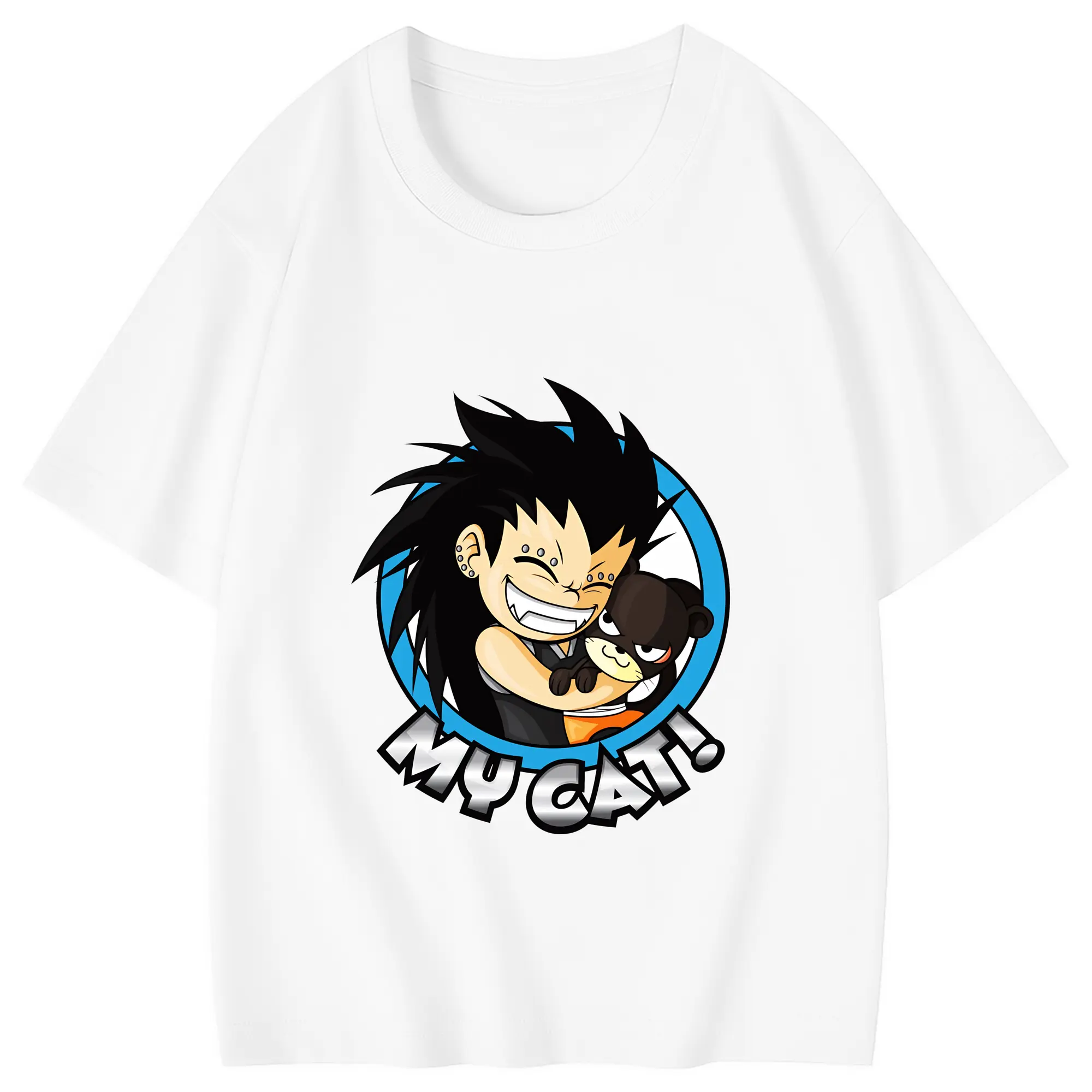 フェアリーテイル グッズ ガジル・レッドフォックス - 綿100％ キッズTシャツ ・ フロントプリント ・ 快適 通気性 ・ スポーツ カジュアル 散歩用