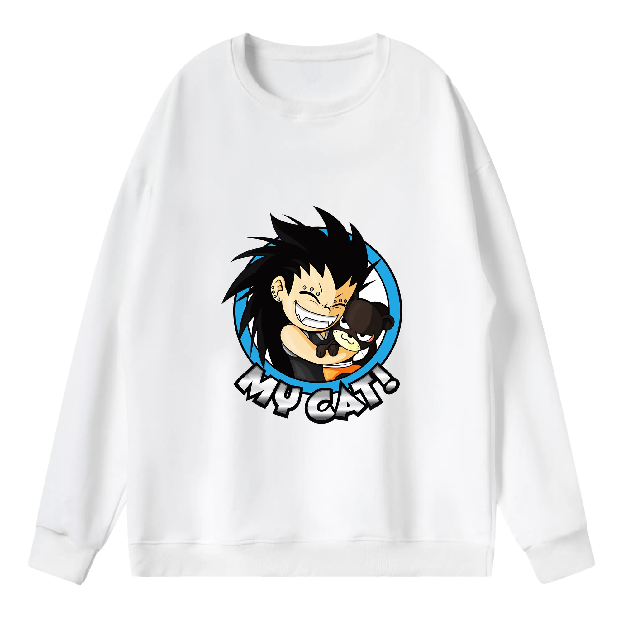 フェアリーテイル グッズ ガジル・レッドフォックス - 薄手 クルーネック スウェット 裏毛260g · ポリエステル 春秋向け カジュアル 男女兼用 · トレーナー デイリー スポーツ 散歩に最適