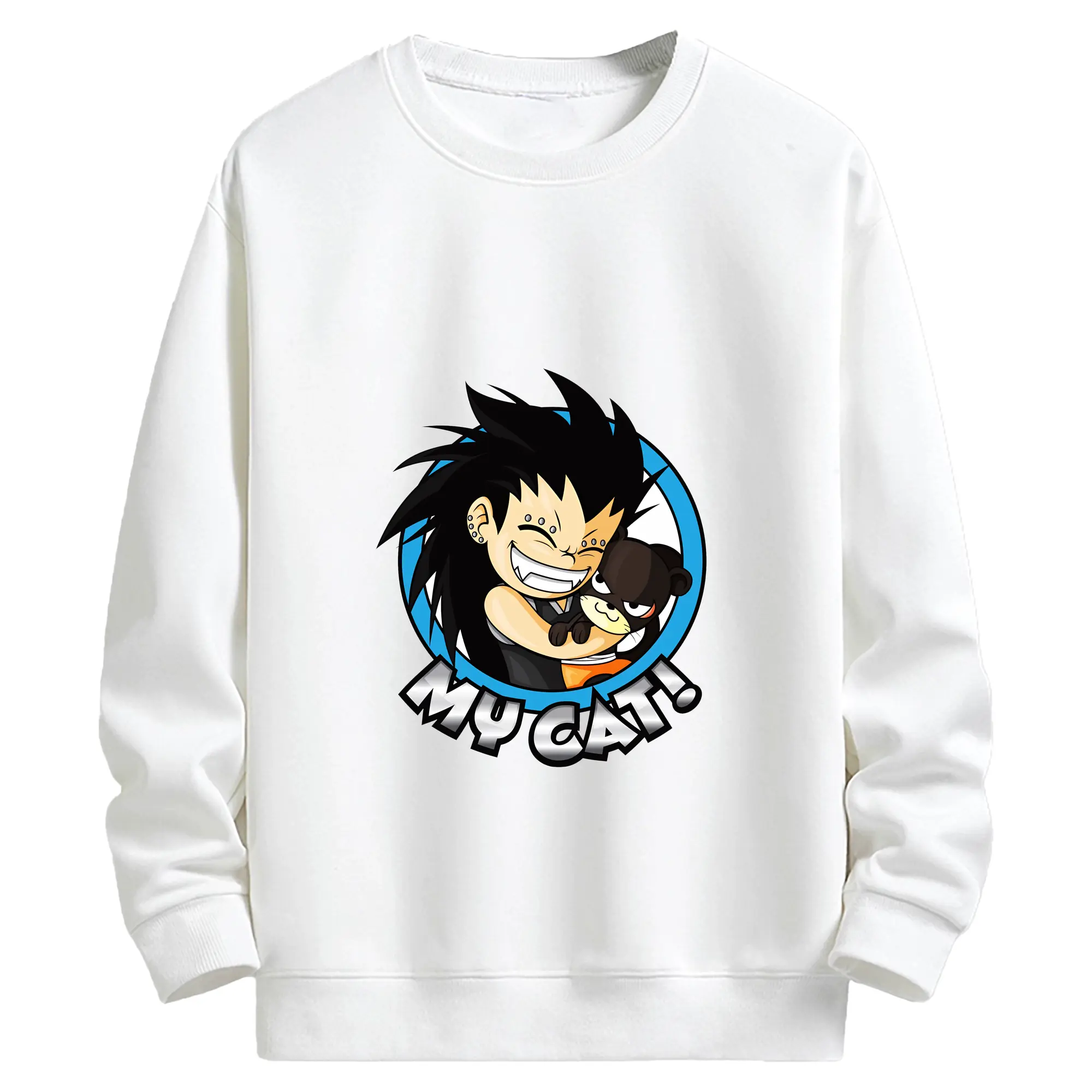 フェアリーテイル グッズ ガジル・レッドフォックス - キッズ クルーネックスウェットシャツ ・ フロントプリント ・ 綿80％ ポリエステル20％ ・ 快適 通学 スポーツ 日常使い お散歩用