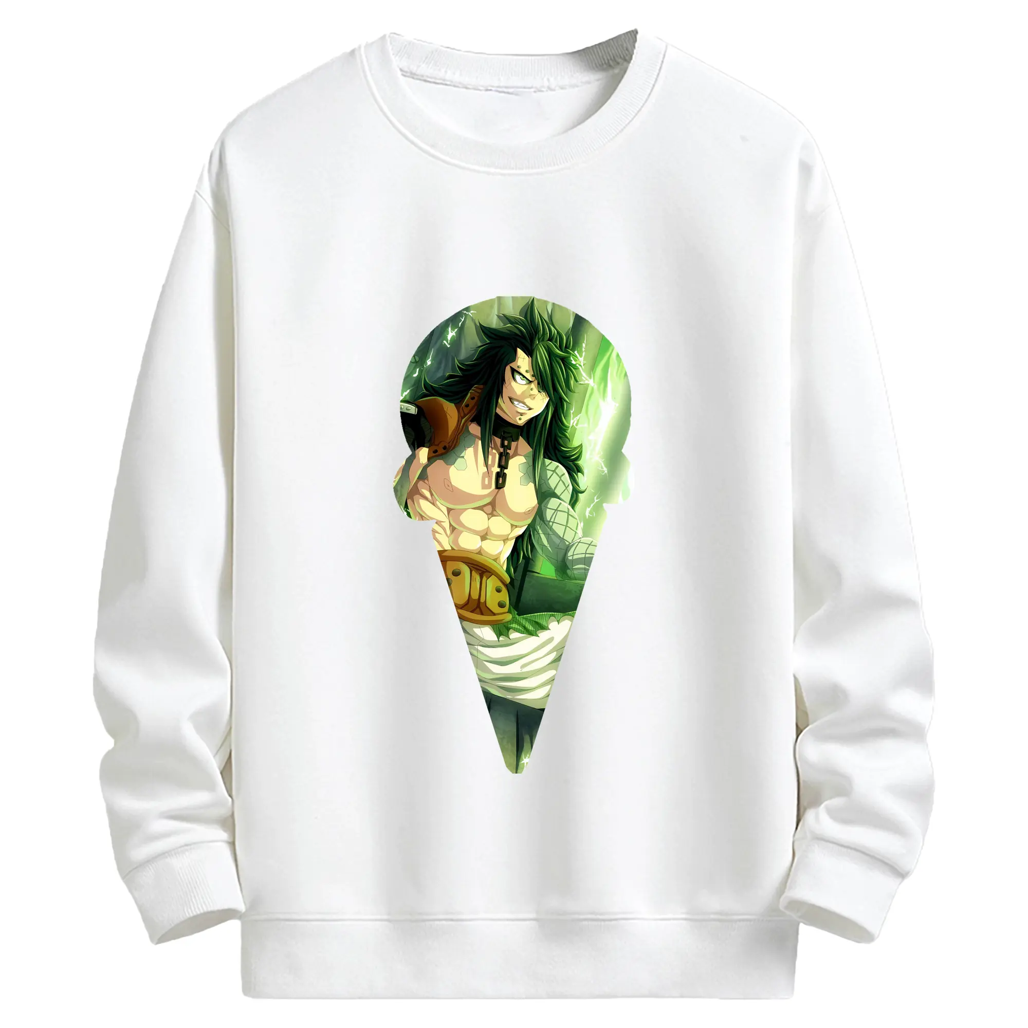 フェアリーテイル グッズ ガジル・レッドフォックス - キッズ クルーネックスウェットシャツ ・ フロントプリント ・ 綿80％ ポリエステル20％ ・ 快適 通学 スポーツ 日常使い お散歩用