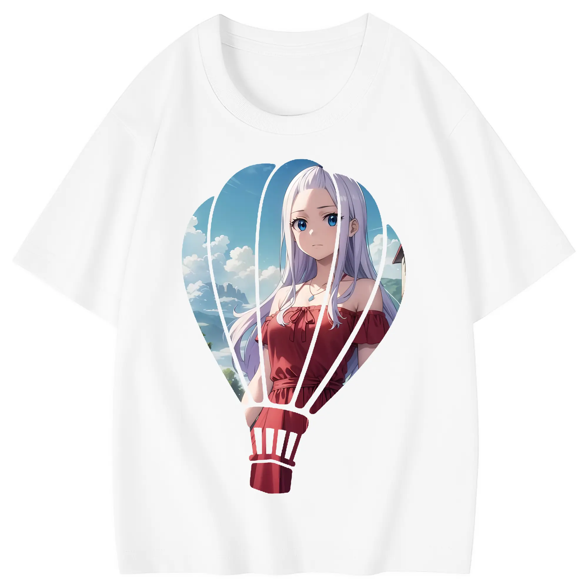 フェアリーテイル グッズ ミラジェーン・ストラウス - 綿100％ キッズTシャツ ・ フロントプリント ・ 快適 通気性 ・ スポーツ カジュアル 散歩用