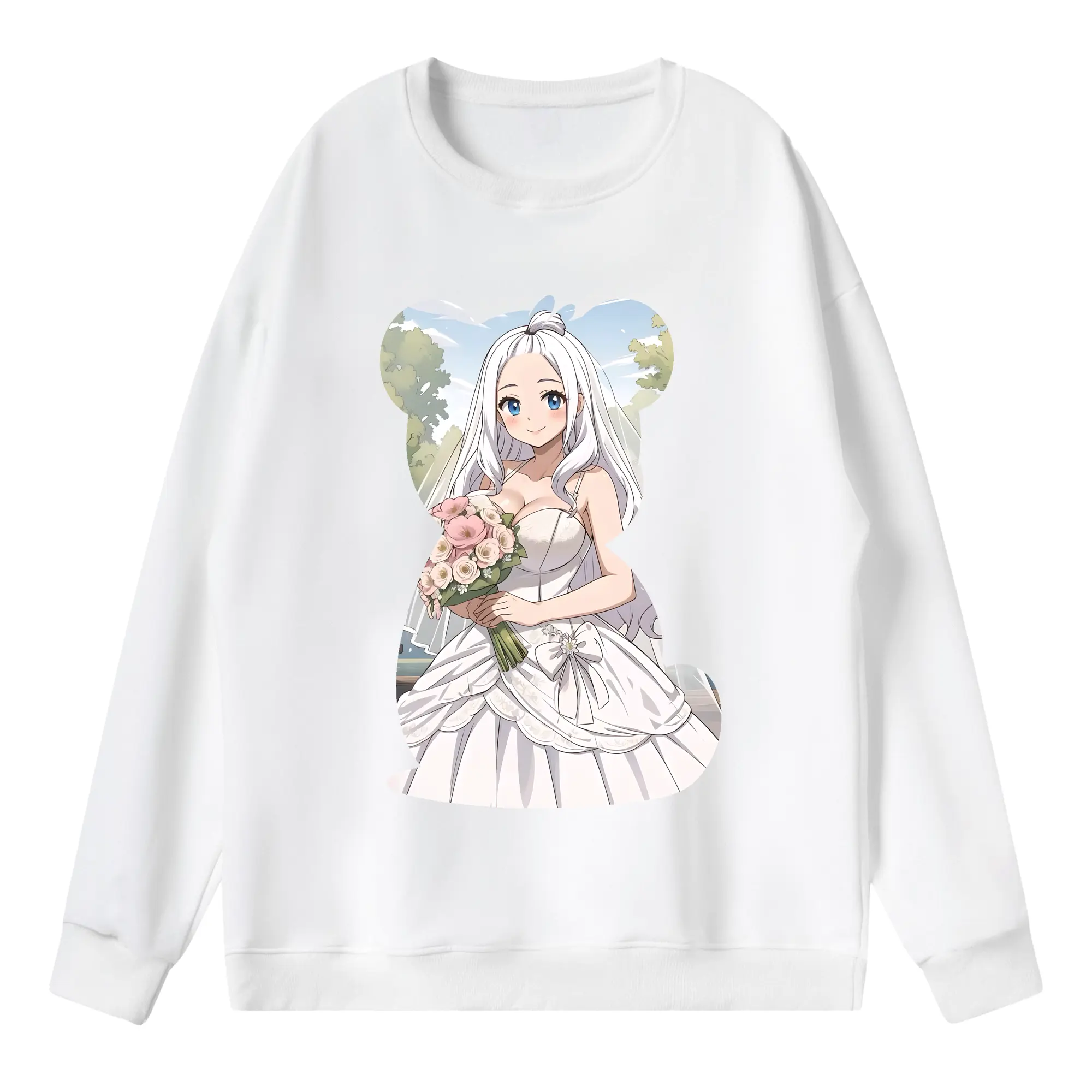 フェアリーテイル グッズ ミラジェーン・ストラウス - 薄手 クルーネック スウェット 裏毛260g · ポリエステル 春秋向け カジュアル 男女兼用 · トレーナー デイリー スポーツ 散歩に最適