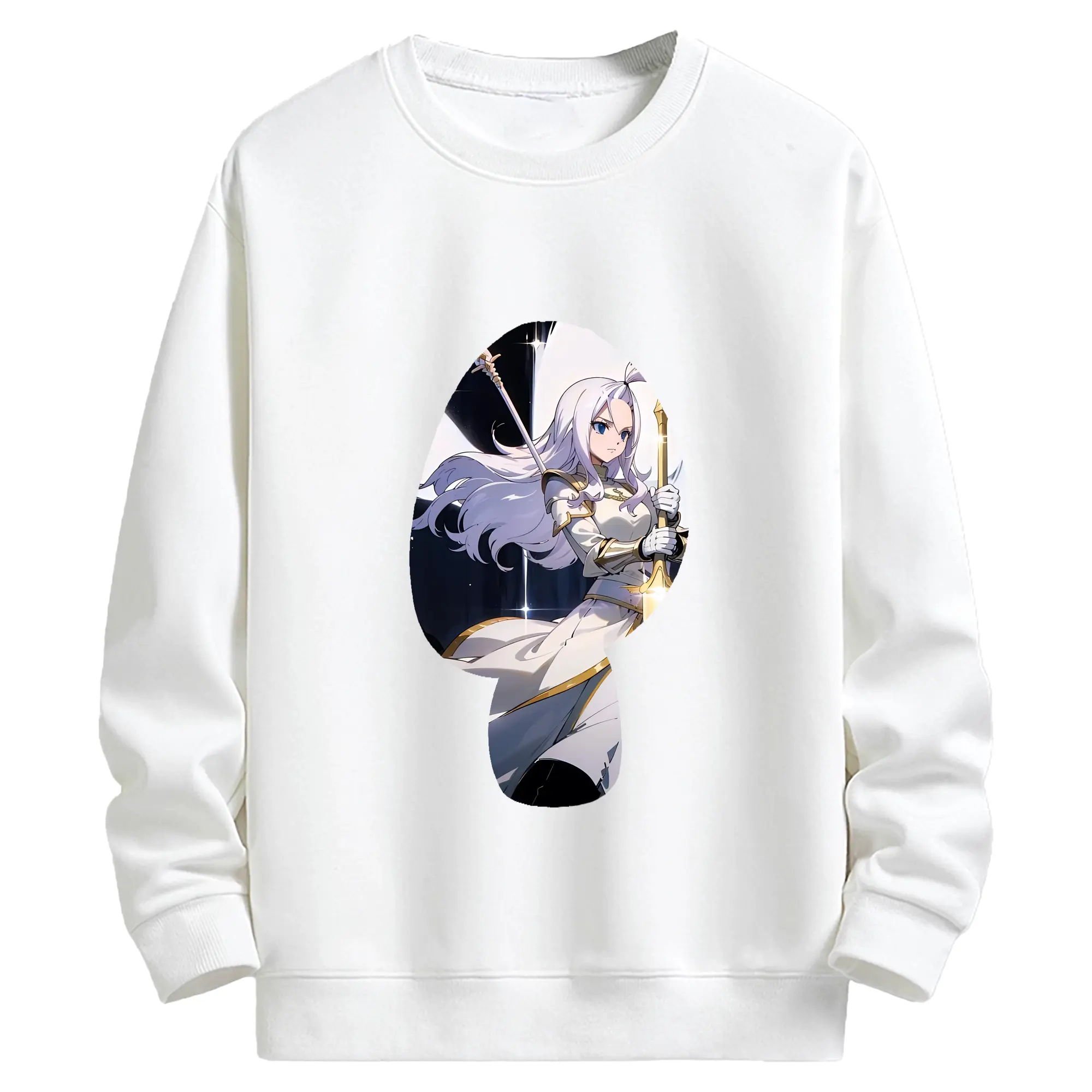 フェアリーテイル グッズ ミラジェーン・ストラウス - キッズ クルーネックスウェットシャツ ・ フロントプリント ・ 綿80％ ポリエステル20％ ・ 快適 通学 スポーツ 日常使い お散歩用