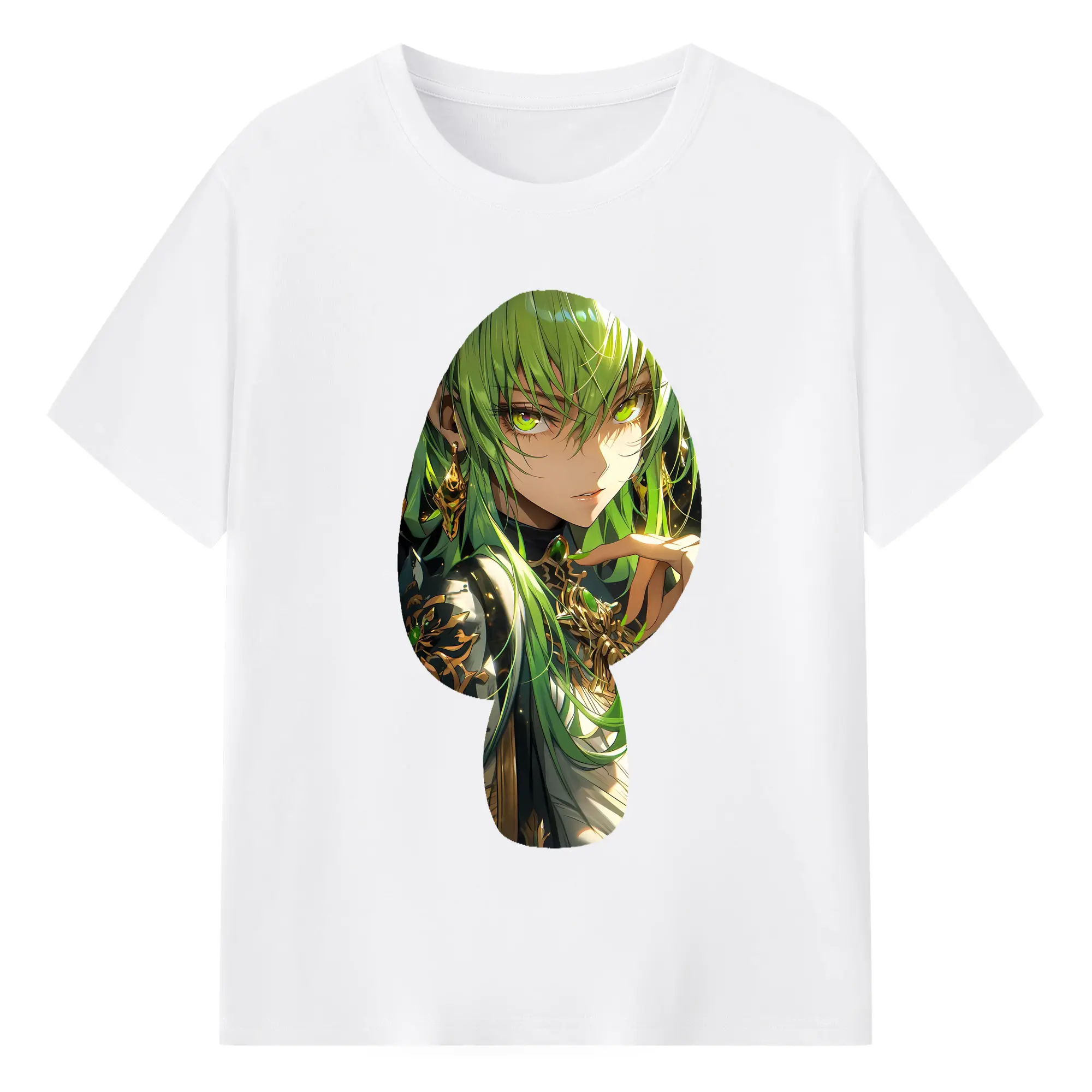 コードギアス 反逆のルルーシュ グッズ シーツー - 綿100％ 半袖Tシャツ ・ フロントプリント ・ 快適 通気性 ・ 日常使い 散歩 スポーツ用