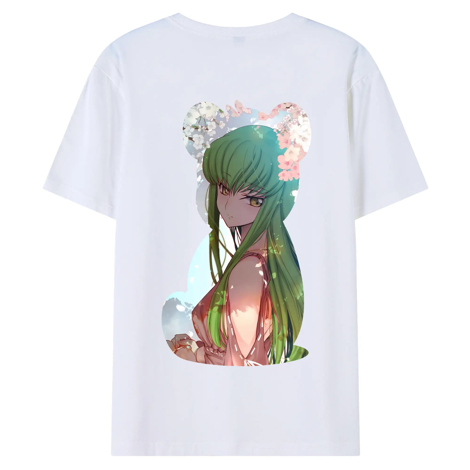 コードギアス 反逆のルルーシュ グッズ シーツー - 綿100％ 半袖Tシャツ ・ バックプリント ・ 快適 通気性 ・ 日常使い 散歩 スポーツ用