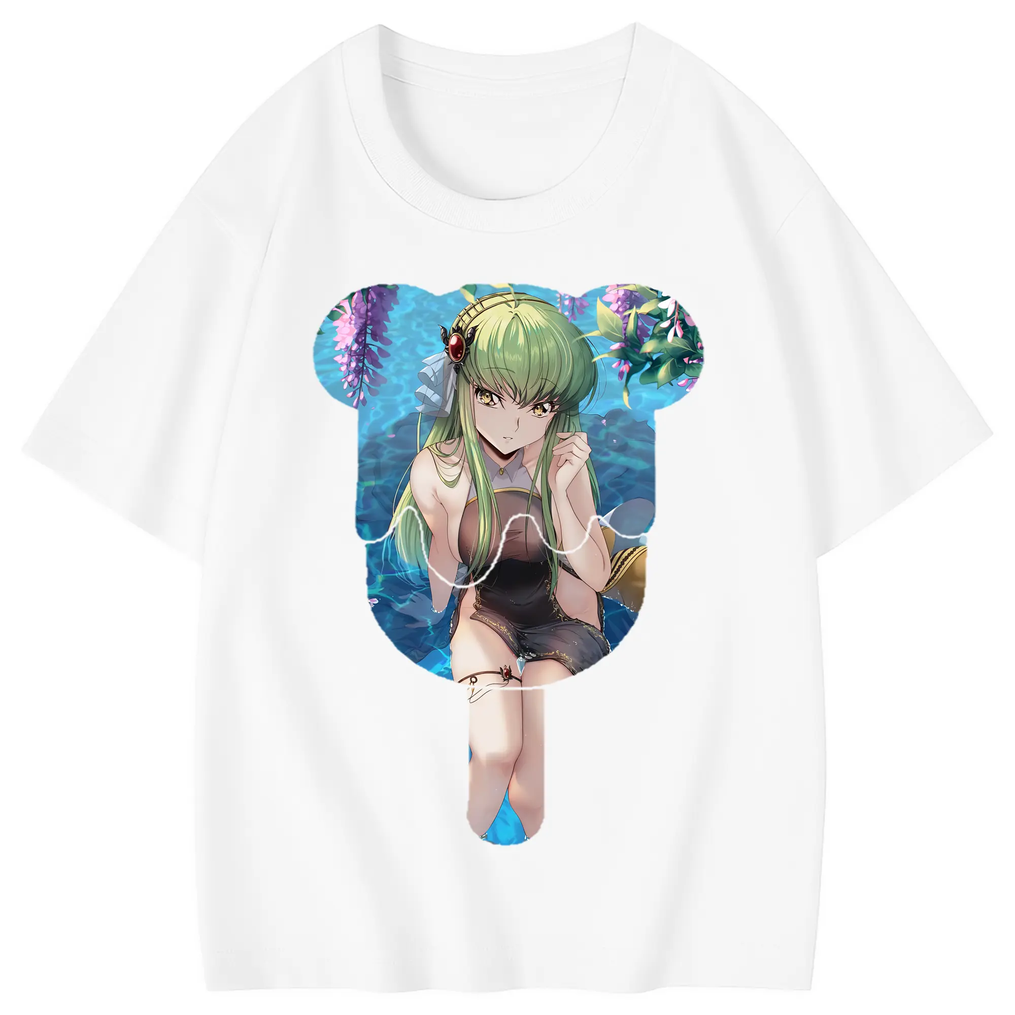 コードギアス 反逆のルルーシュ グッズ シーツー - 綿100％ キッズTシャツ ・ フロントプリント ・ 快適 通気性 ・ スポーツ カジュアル 散歩用