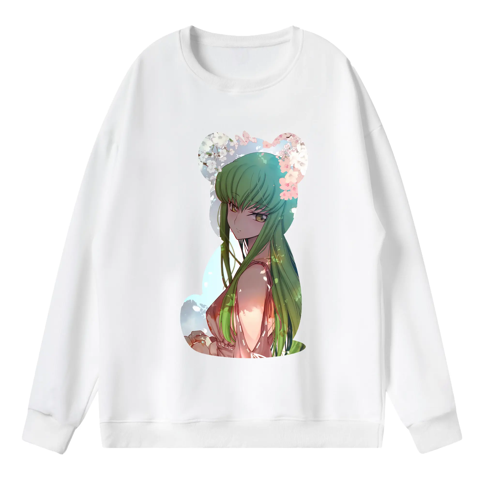 コードギアス 反逆のルルーシュ グッズ シーツー - 薄手 クルーネック スウェット 裏毛260g · ポリエステル 春秋向け カジュアル 男女兼用 · トレーナー デイリー スポーツ 散歩に最適