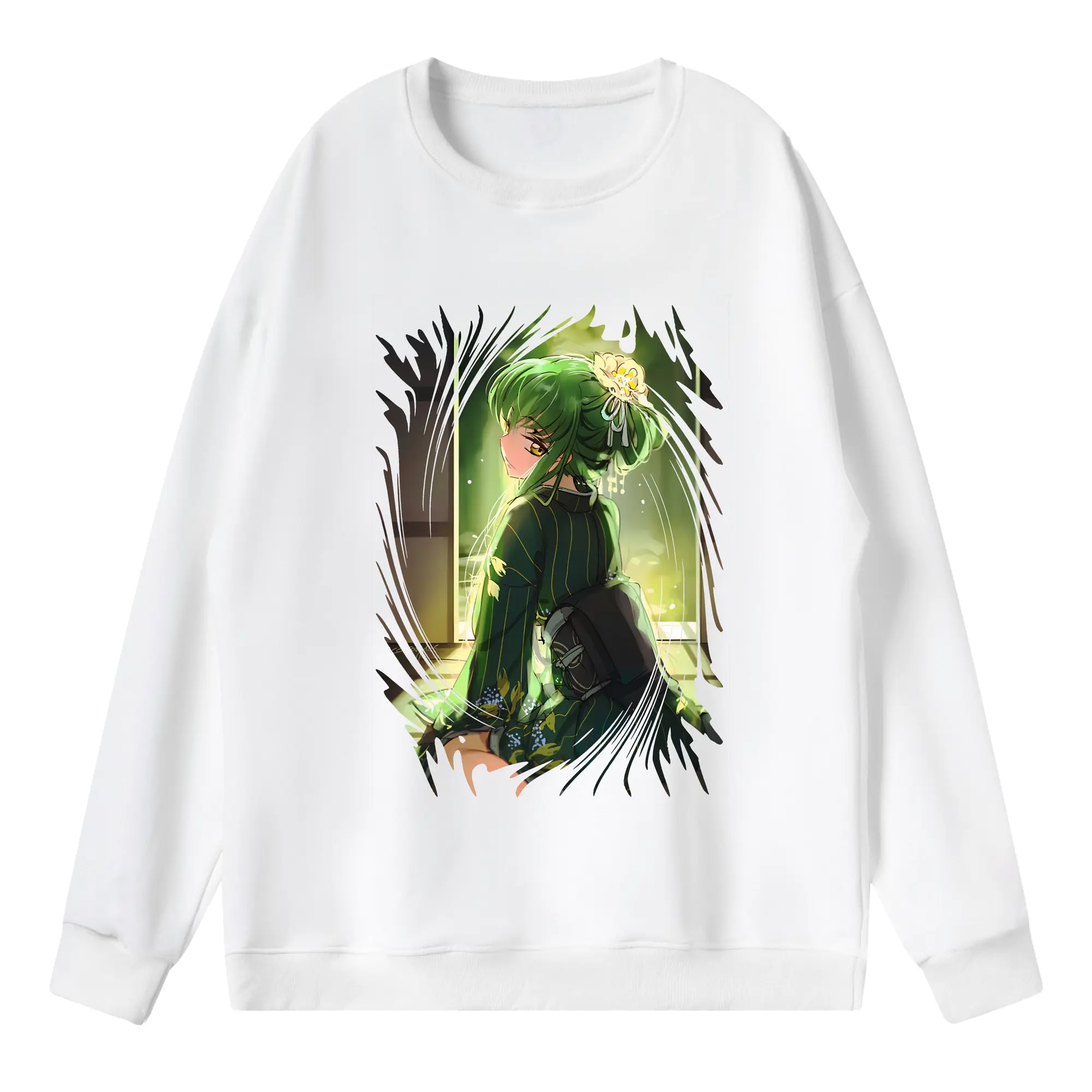 コードギアス 反逆のルルーシュ グッズ シーツー - 薄手 クルーネック スウェット 裏毛260g · ポリエステル 春秋向け カジュアル 男女兼用 · トレーナー デイリー スポーツ 散歩に最適