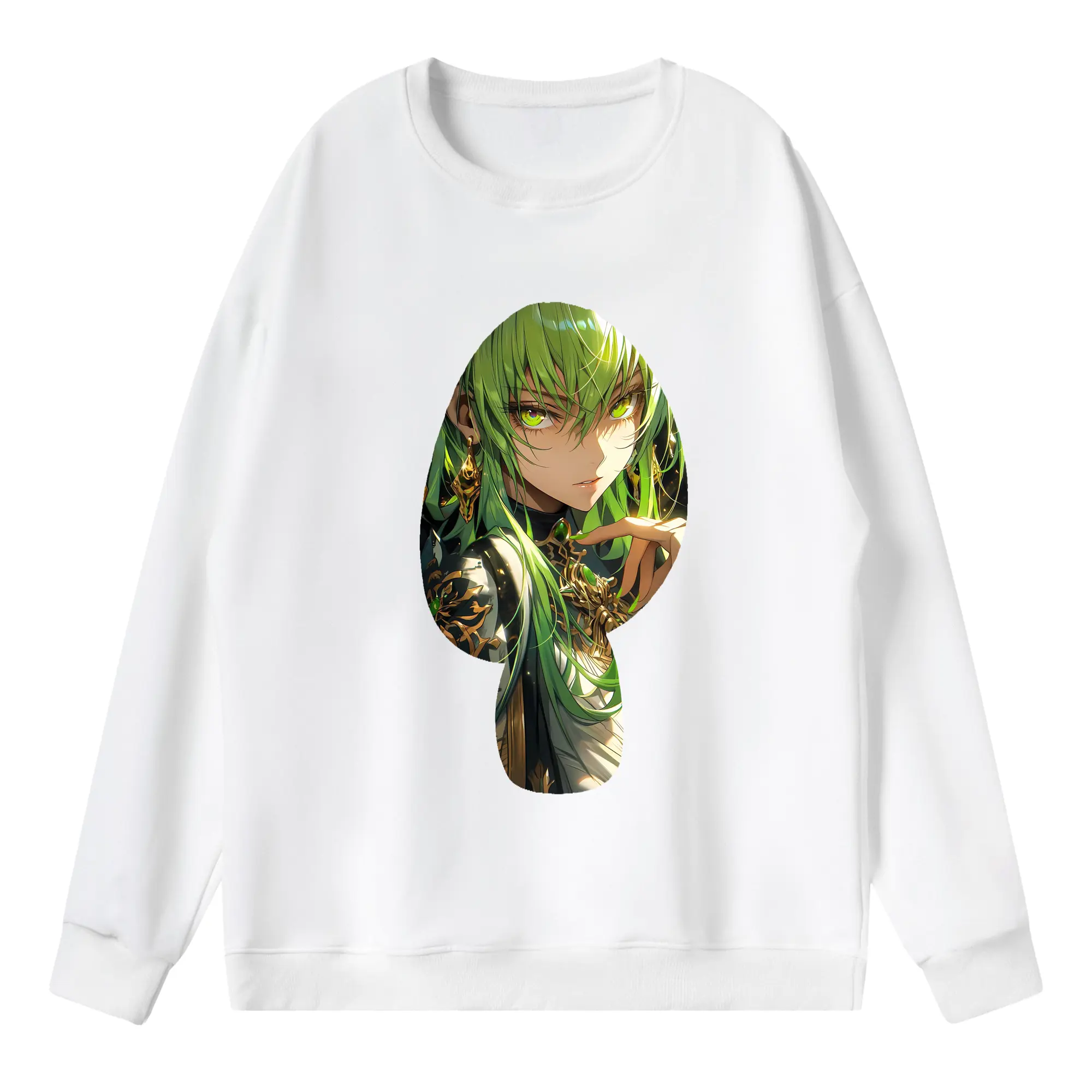 コードギアス 反逆のルルーシュ グッズ シーツー - 薄手 クルーネック スウェット 裏毛260g · ポリエステル 春秋向け カジュアル 男女兼用 · トレーナー デイリー スポーツ 散歩に最適