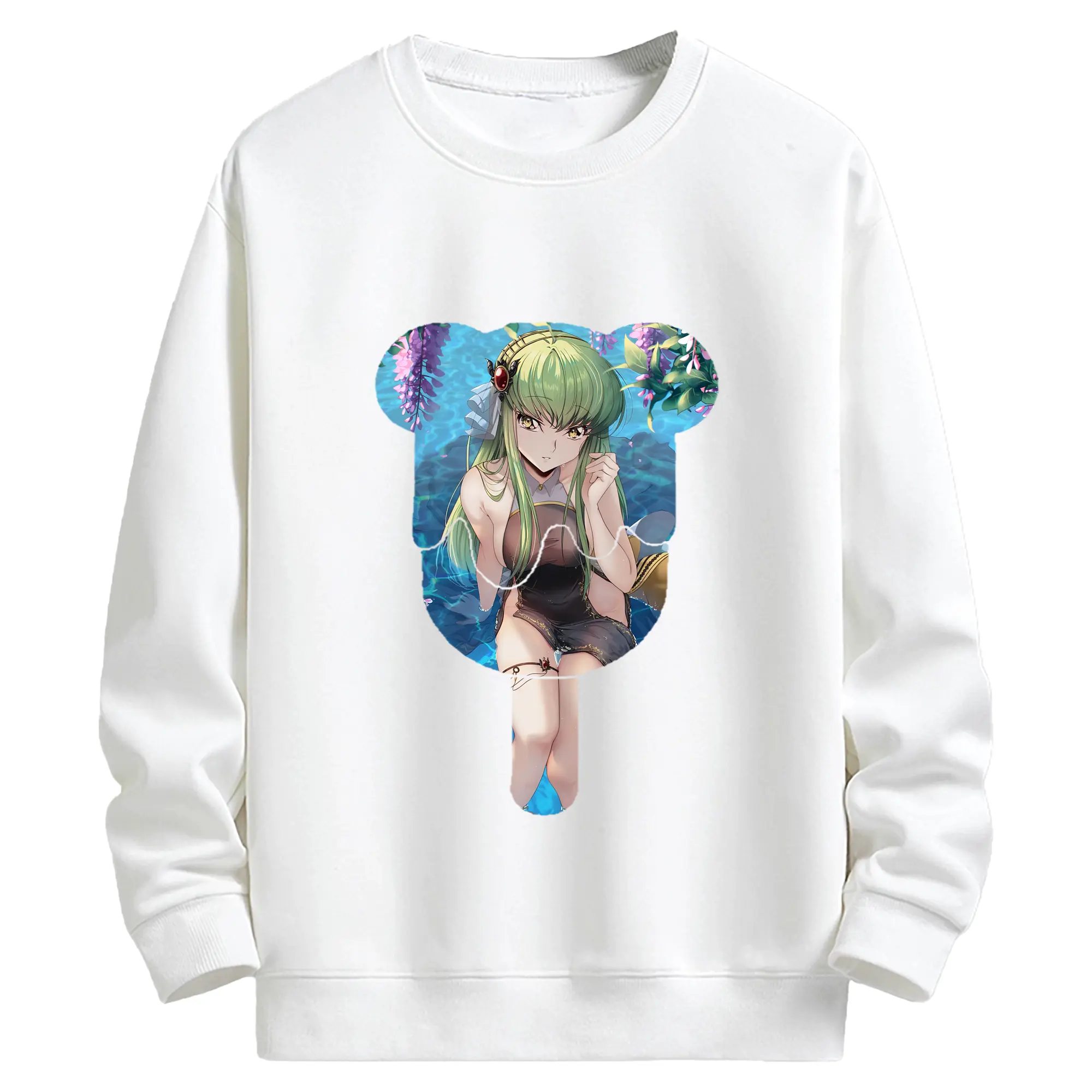 コードギアス 反逆のルルーシュ グッズ シーツー - キッズ クルーネックスウェットシャツ ・ フロントプリント ・ 綿80％ ポリエステル20％ ・ 快適 通学 スポーツ 日常使い お散歩用