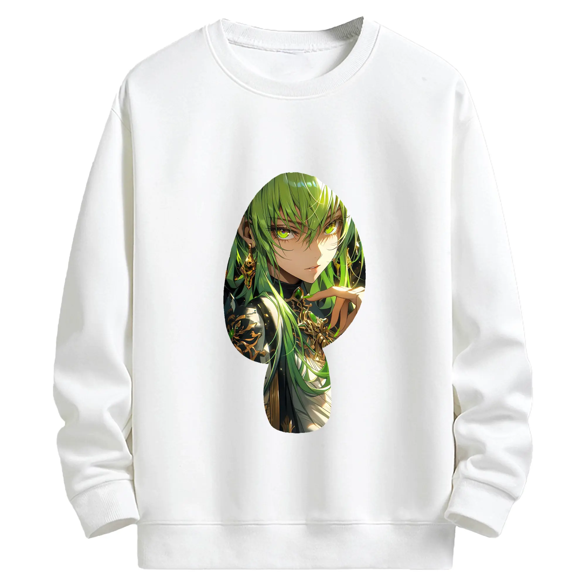 コードギアス 反逆のルルーシュ グッズ シーツー - キッズ クルーネックスウェットシャツ ・ フロントプリント ・ 綿80％ ポリエステル20％ ・ 快適 通学 スポーツ 日常使い お散歩用