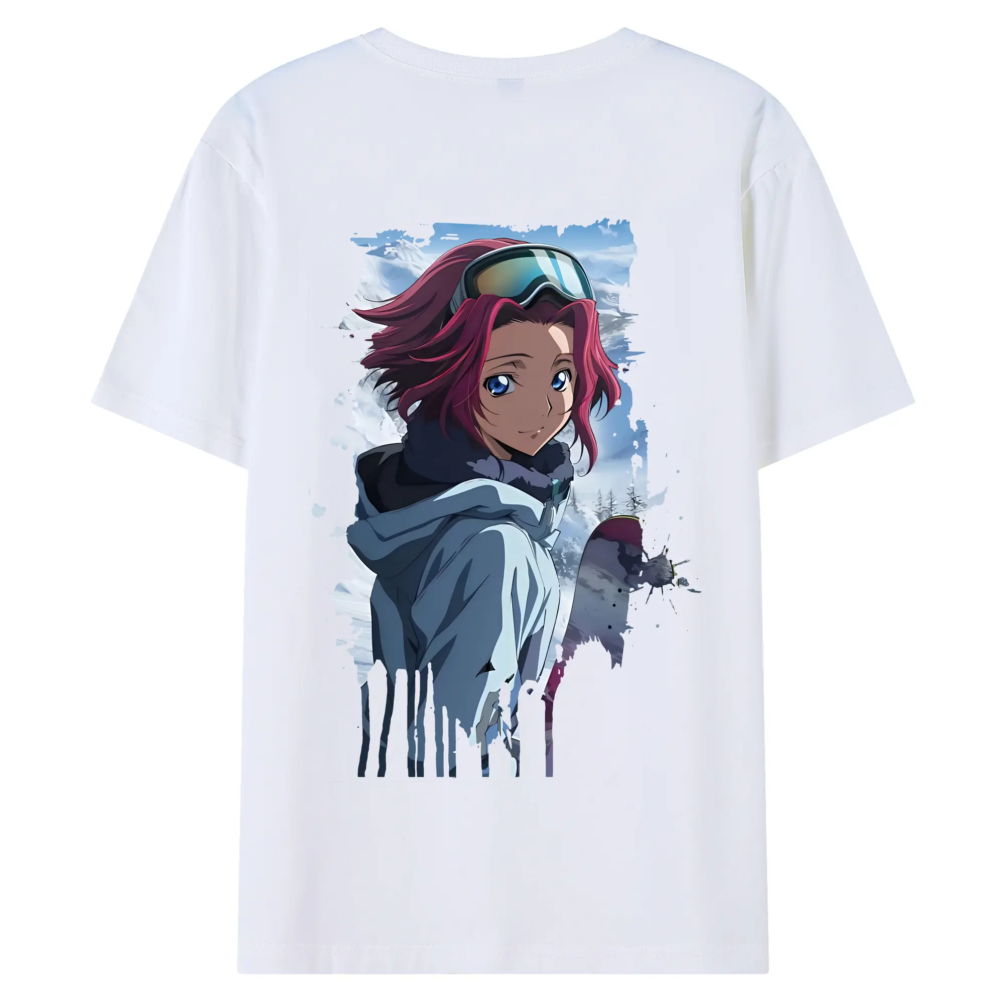 コードギアス 反逆のルルーシュ グッズ カレン・シュタットフェルト - 綿100％ 半袖Tシャツ ・ バックプリント ・ 快適 通気性 ・ 日常使い 散歩 スポーツ用