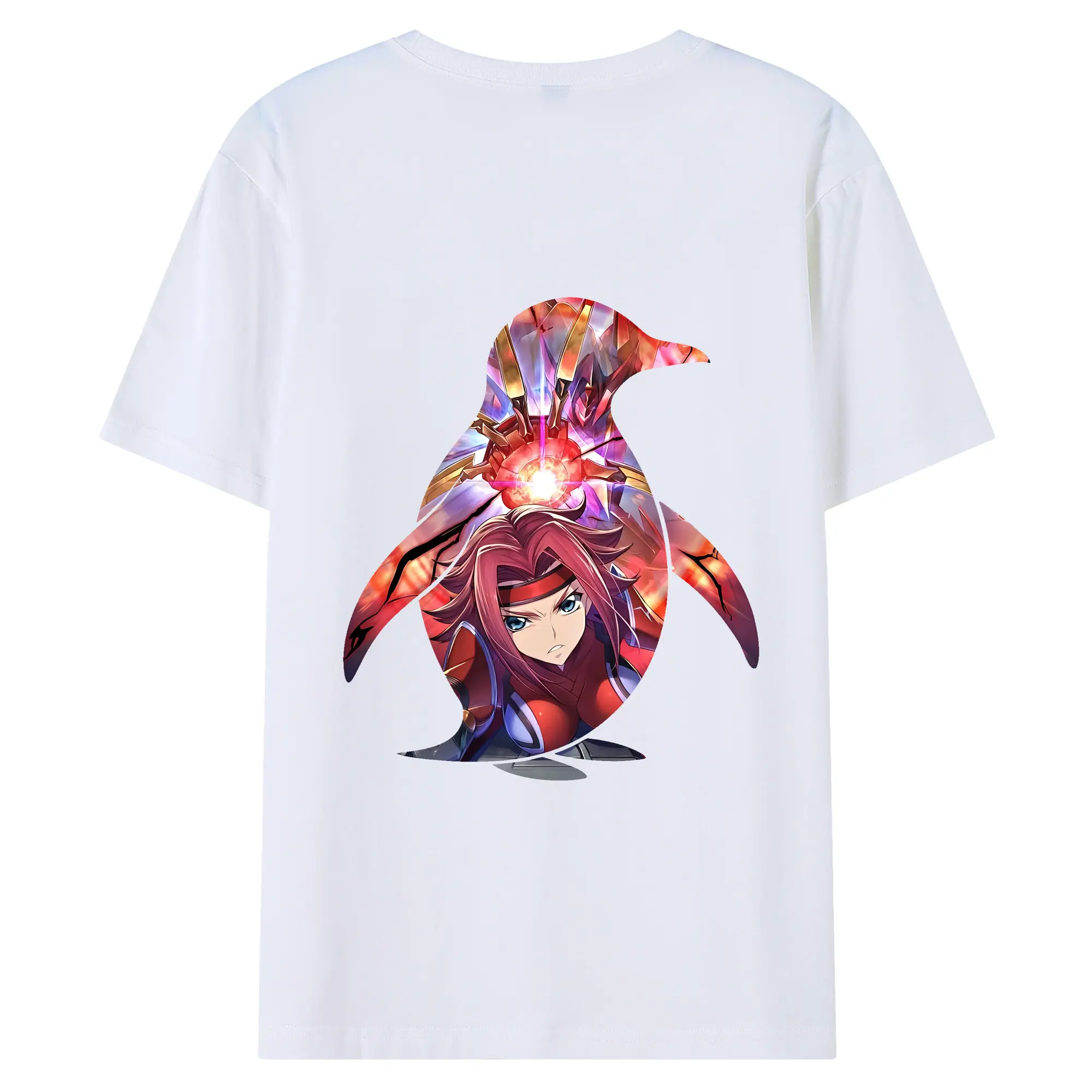 コードギアス 反逆のルルーシュ グッズ カレン・シュタットフェルト - 綿100％ 半袖Tシャツ ・ バックプリント ・ 快適 通気性 ・ 日常使い 散歩 スポーツ用