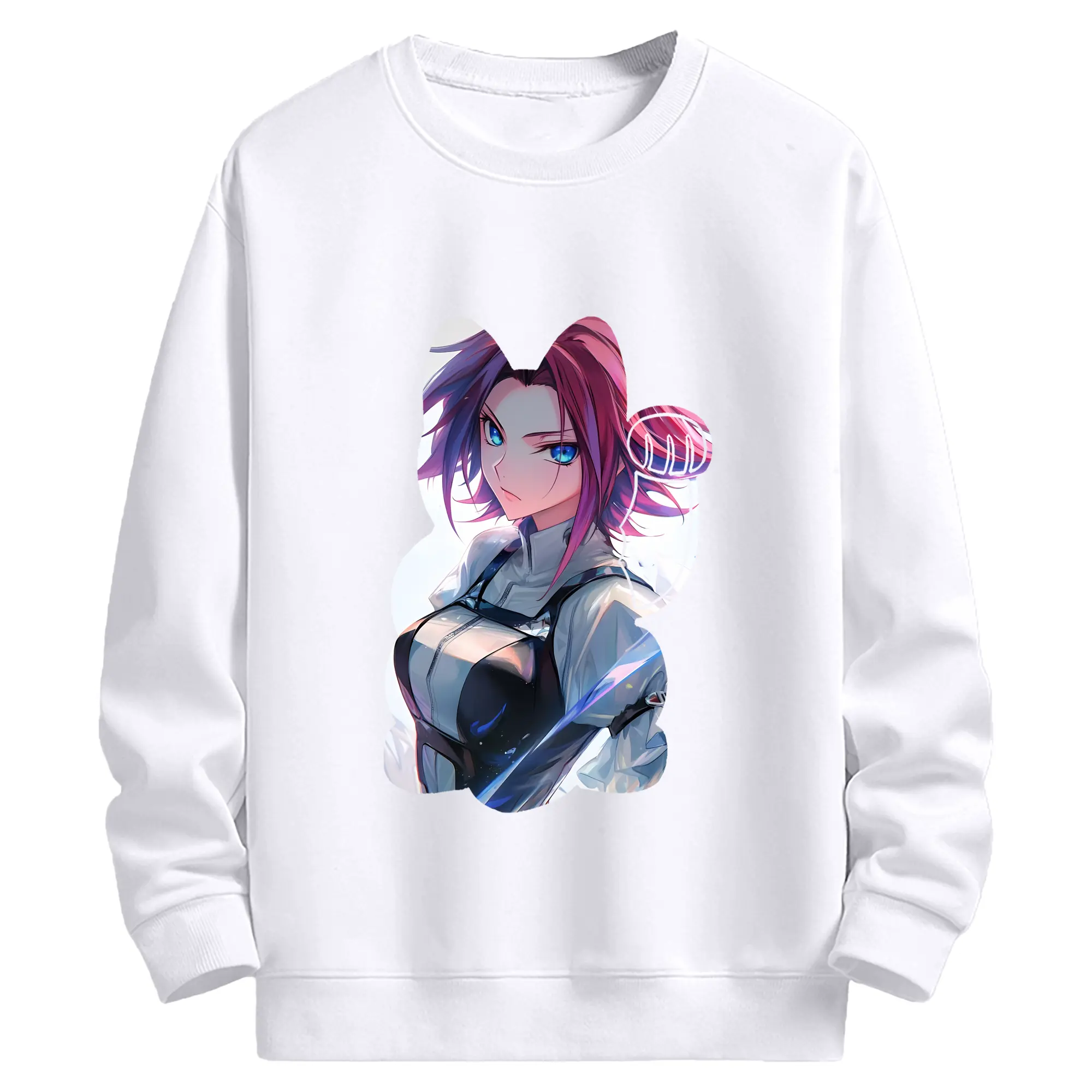 コードギアス 反逆のルルーシュ グッズ カレン・シュタットフェルト - 高品質 クルーネック スウェット ・ コットン59％ ポリエステル41％ ・ ユニセックス 長袖 トレーナー ・ カジュアル デイリー スポーツ 散歩用