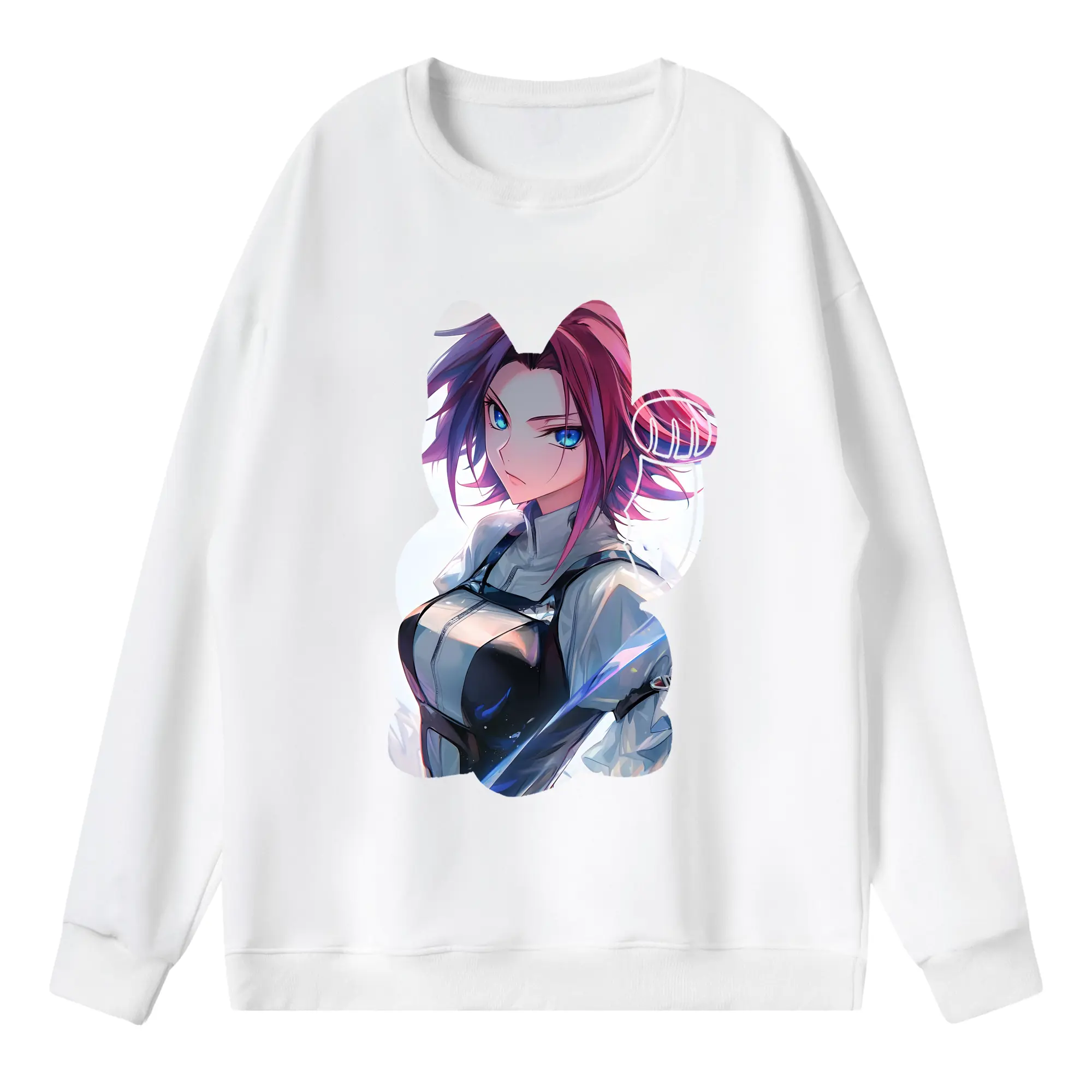 コードギアス 反逆のルルーシュ グッズ カレン・シュタットフェルト - 薄手 クルーネック スウェット 裏毛260g · ポリエステル 春秋向け カジュアル 男女兼用 · トレーナー デイリー スポーツ 散歩に最適