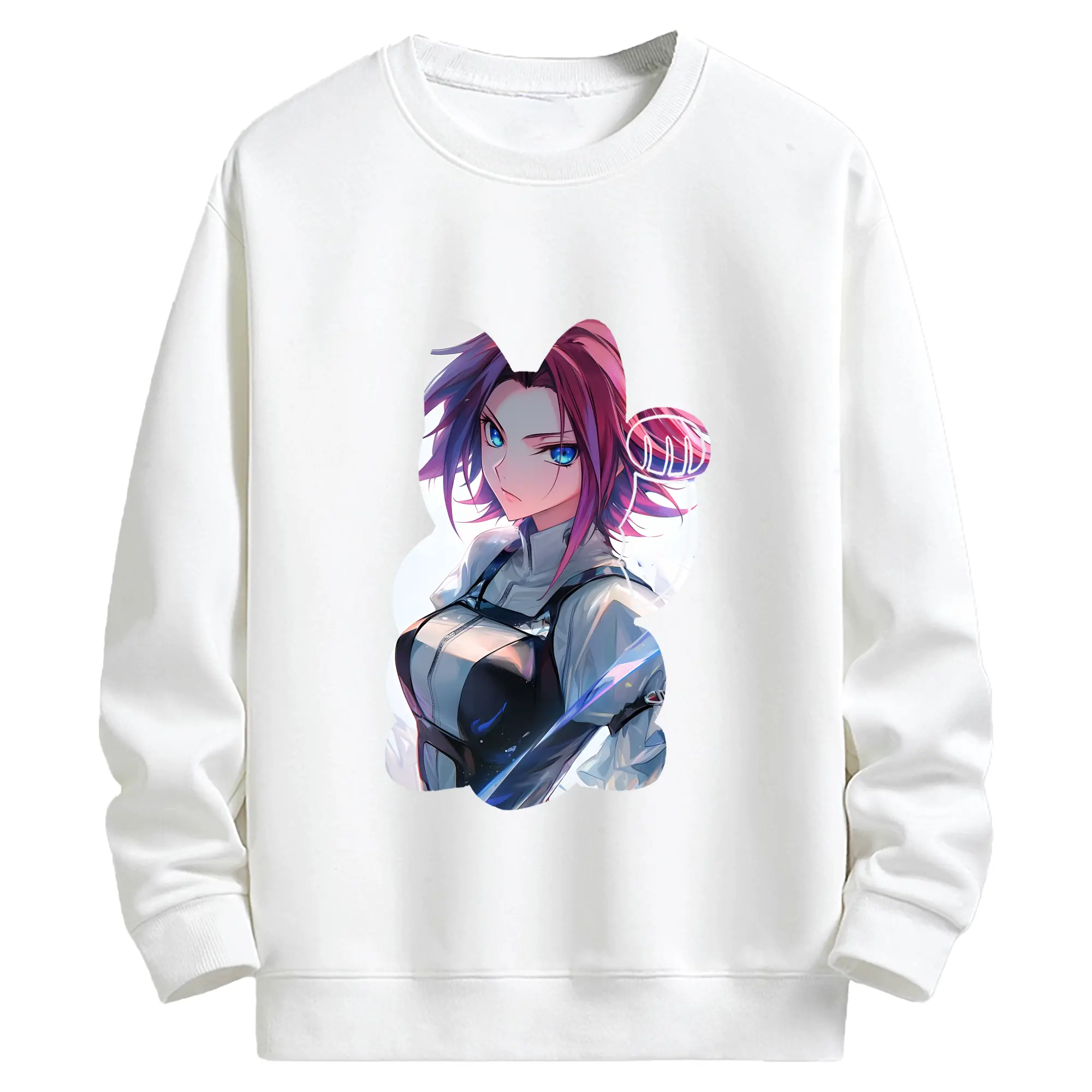 コードギアス 反逆のルルーシュ グッズ カレン・シュタットフェルト - キッズ クルーネックスウェットシャツ ・ フロントプリント ・ 綿80％ ポリエステル20％ ・ 快適 通学 スポーツ 日常使い お散歩用