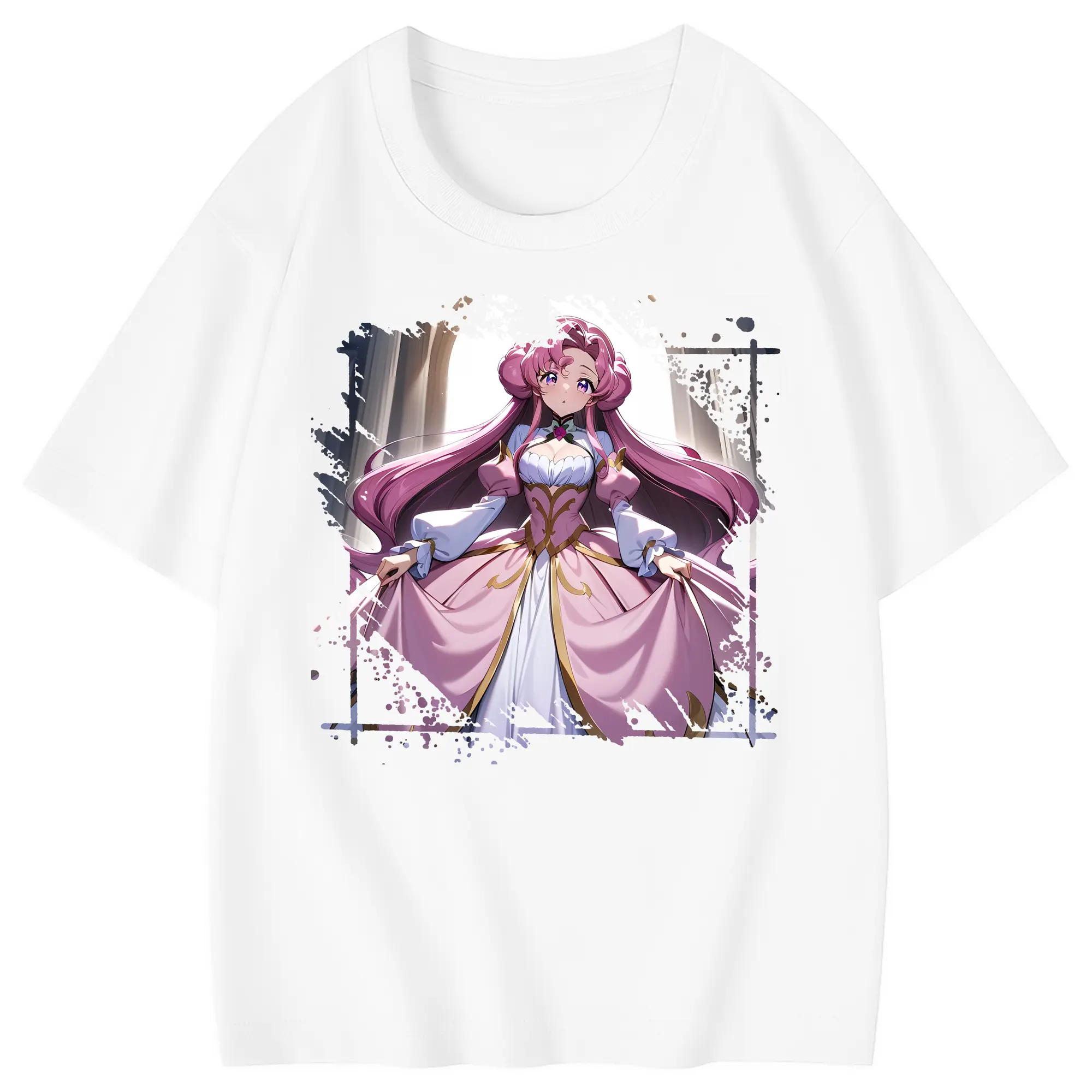コードギアス 反逆のルルーシュ グッズ ユーフェミア・リ・ブリタニア - 綿100％ キッズTシャツ ・ フロントプリント ・ 快適 通気性 ・ スポーツ カジュアル 散歩用