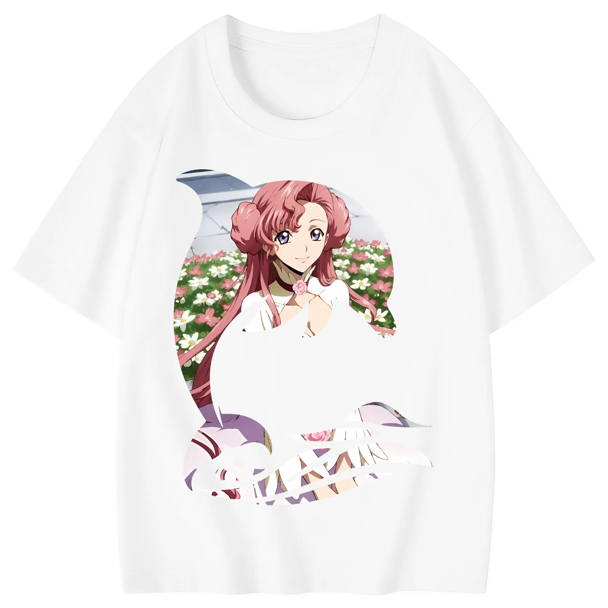コードギアス 反逆のルルーシュ グッズ ユーフェミア・リ・ブリタニア - 綿100％ キッズTシャツ ・ フロントプリント ・ 快適 通気性 ・ スポーツ カジュアル 散歩用