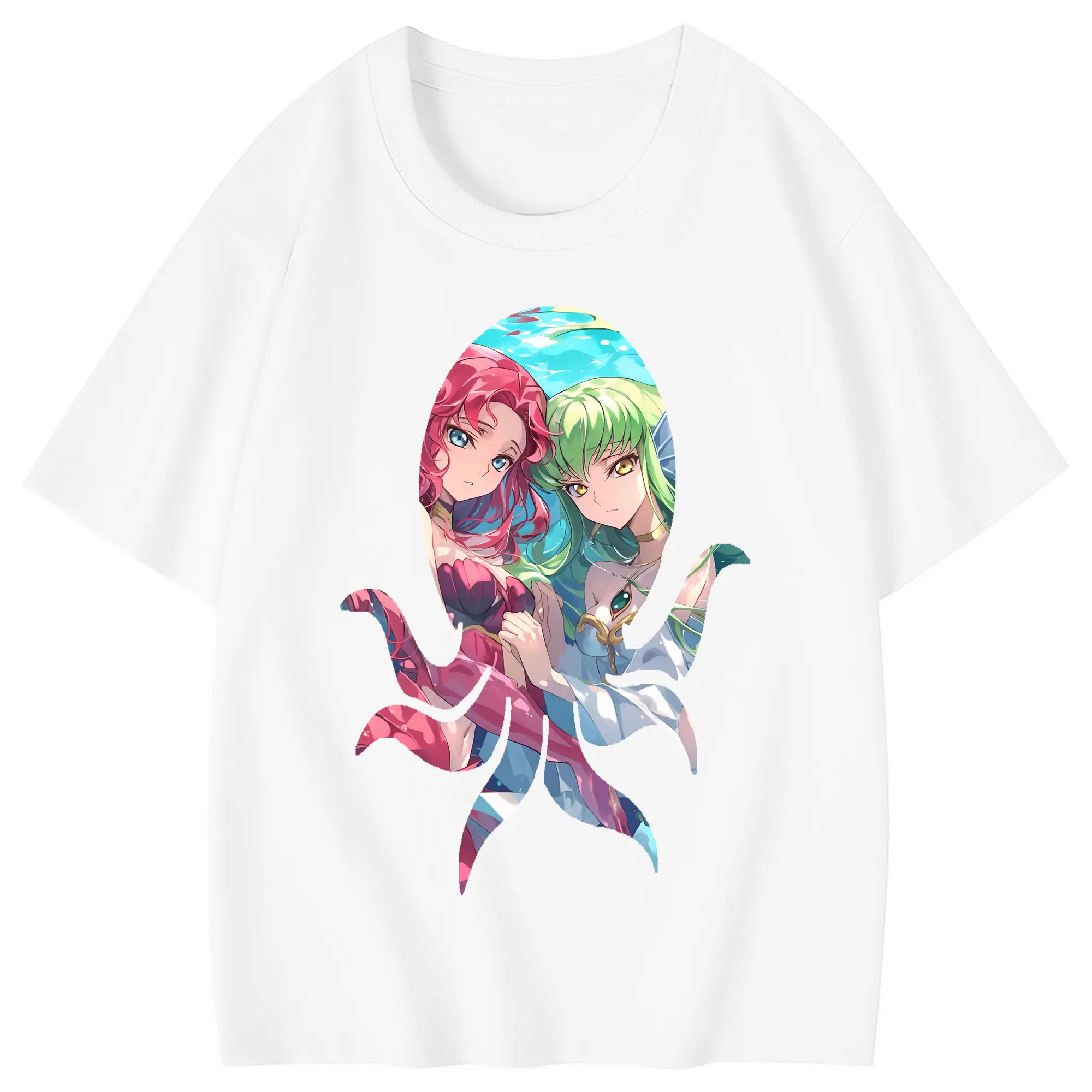 コードギアス 反逆のルルーシュ グッズ ユーフェミア・リ・ブリタニア - 綿100％ キッズTシャツ ・ フロントプリント ・ 快適 通気性 ・ スポーツ カジュアル 散歩用