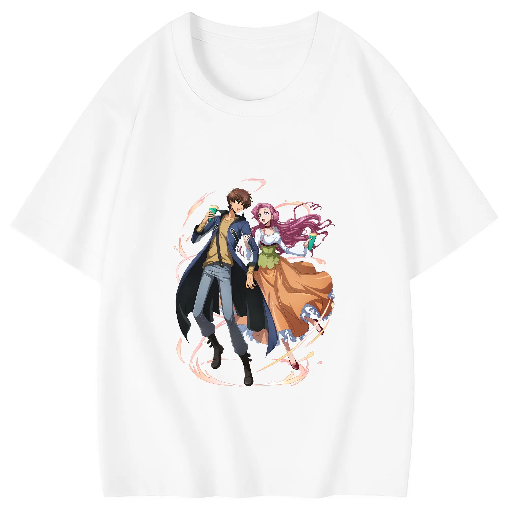 コードギアス 反逆のルルーシュ グッズ ユーフェミア・リ・ブリタニア - 綿100％ キッズTシャツ ・ フロントプリント ・ 快適 通気性 ・ スポーツ カジュアル 散歩用