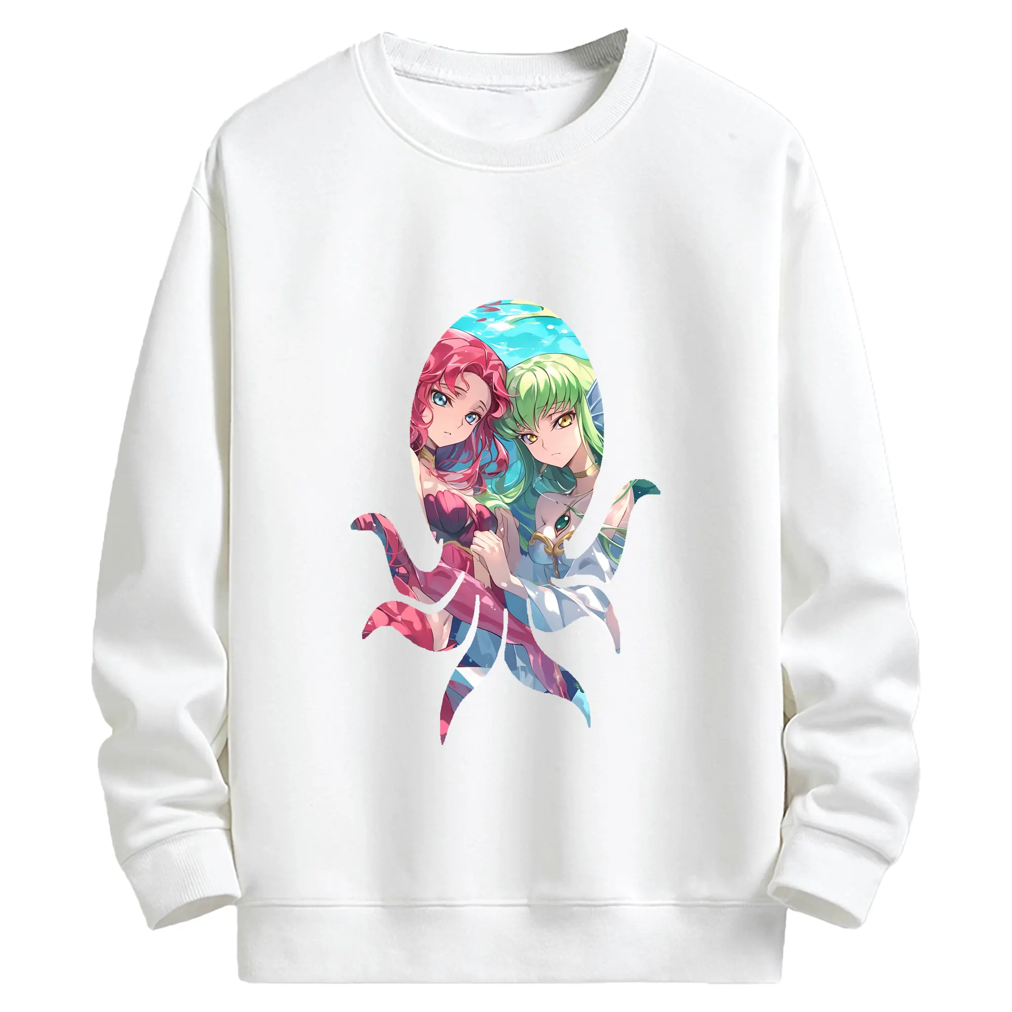 コードギアス 反逆のルルーシュ グッズ ユーフェミア・リ・ブリタニア - キッズ クルーネックスウェットシャツ ・ フロントプリント ・ 綿80％ ポリエステル20％ ・ 快適 通学 スポーツ 日常使い お散歩用