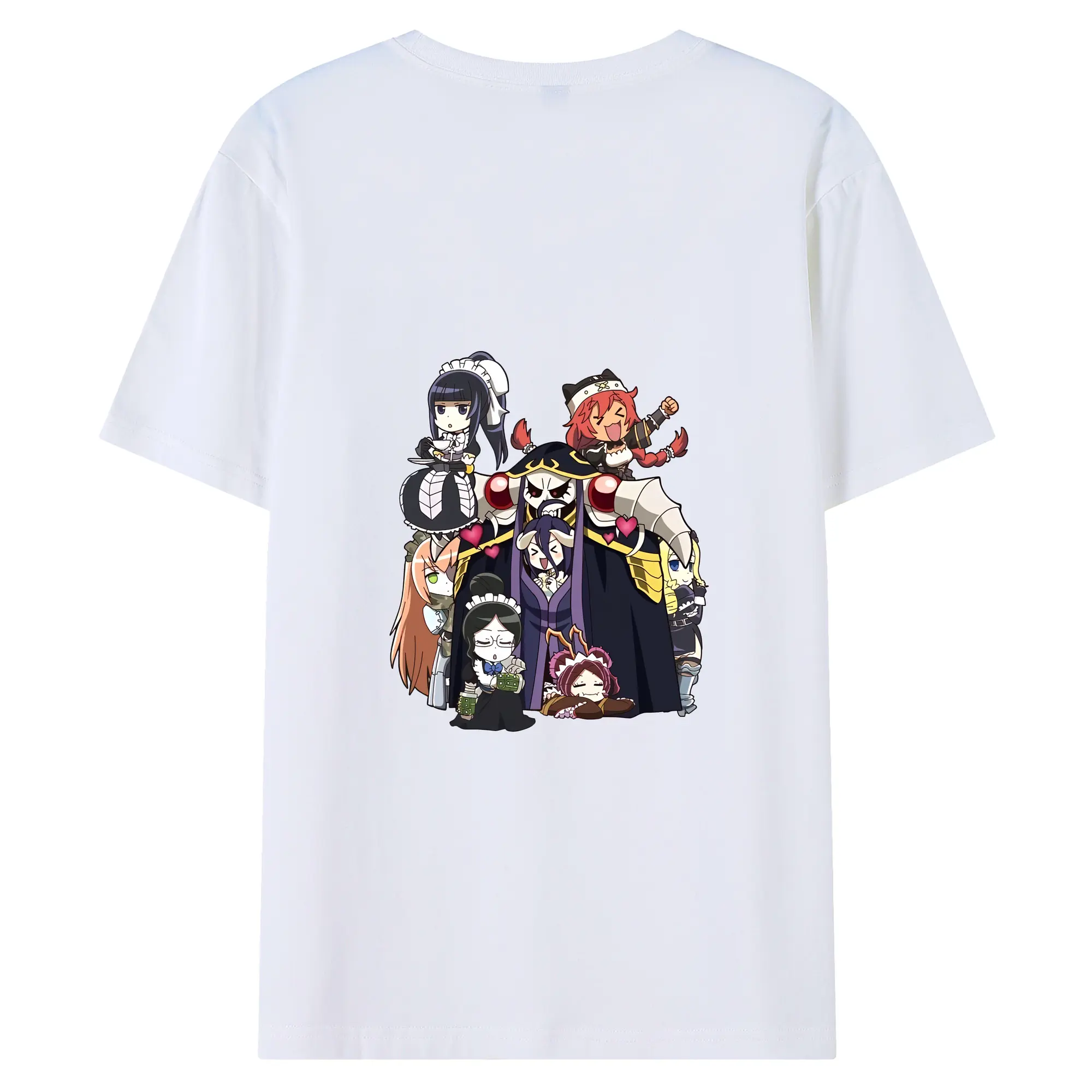 オーバーロード グッズ アインズ・ウール・ゴウン - 綿100％ 半袖Tシャツ ・ バックプリント ・ 快適 通気性 ・ 日常使い 散歩 スポーツ用