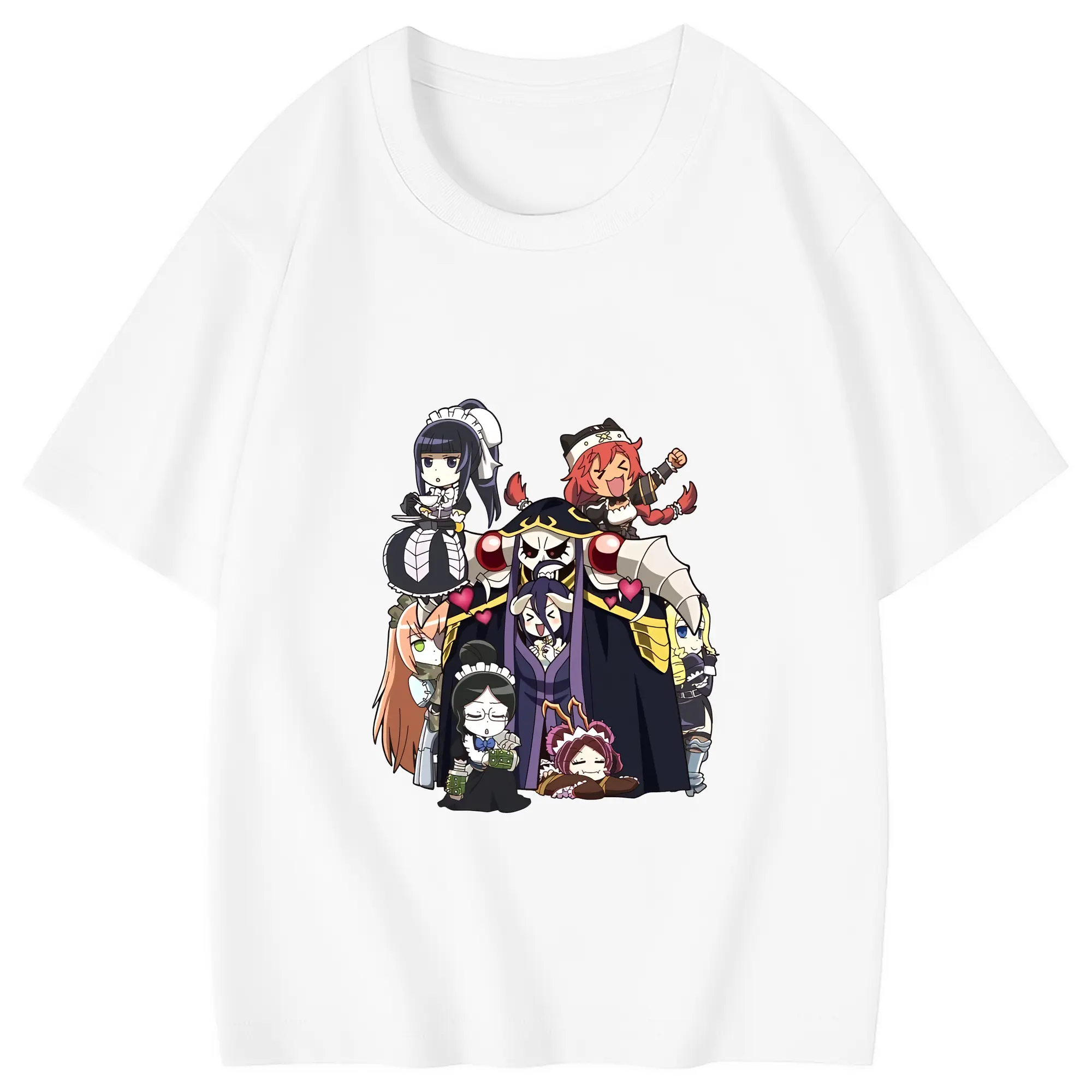 オーバーロード グッズ アインズ・ウール・ゴウン - 綿100％ キッズTシャツ ・ フロントプリント ・ 快適 通気性 ・ スポーツ カジュアル 散歩用