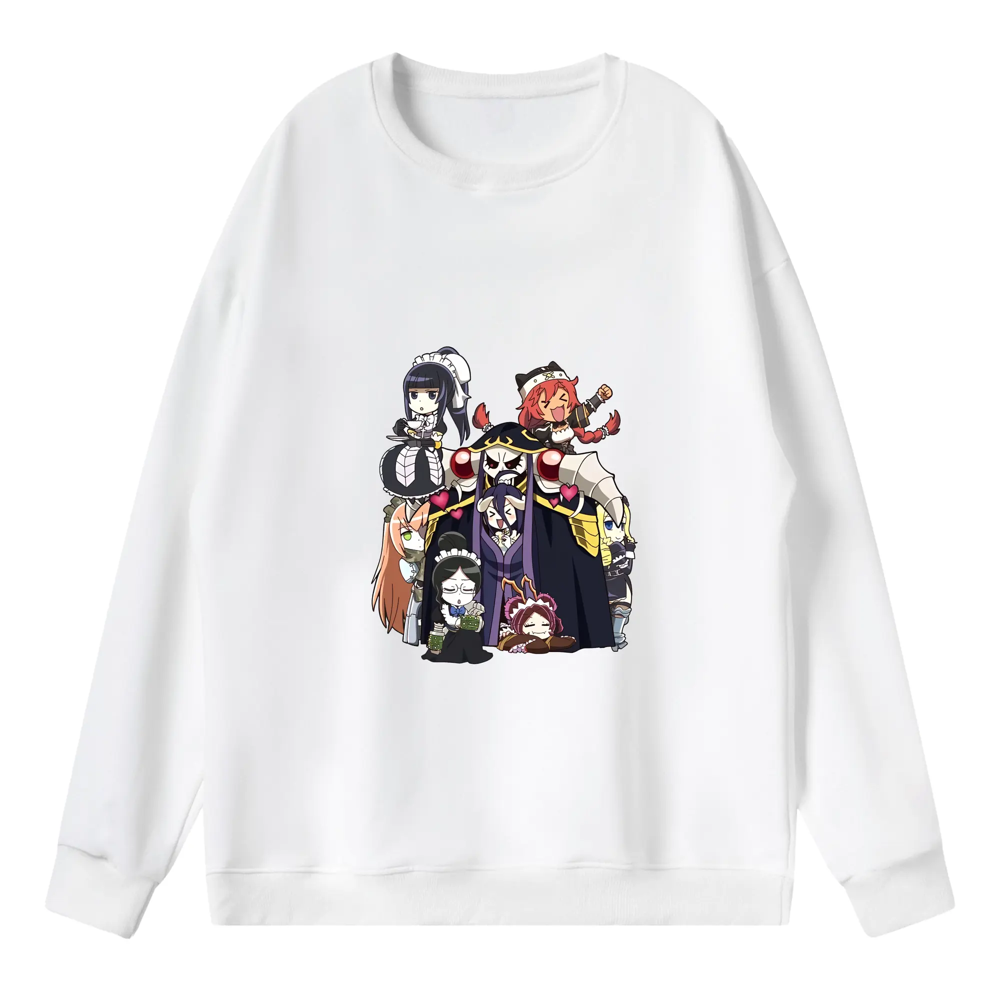 オーバーロード グッズ アインズ・ウール・ゴウン - 薄手 クルーネック スウェット 裏毛260g · ポリエステル 春秋向け カジュアル 男女兼用 · トレーナー デイリー スポーツ 散歩に最適