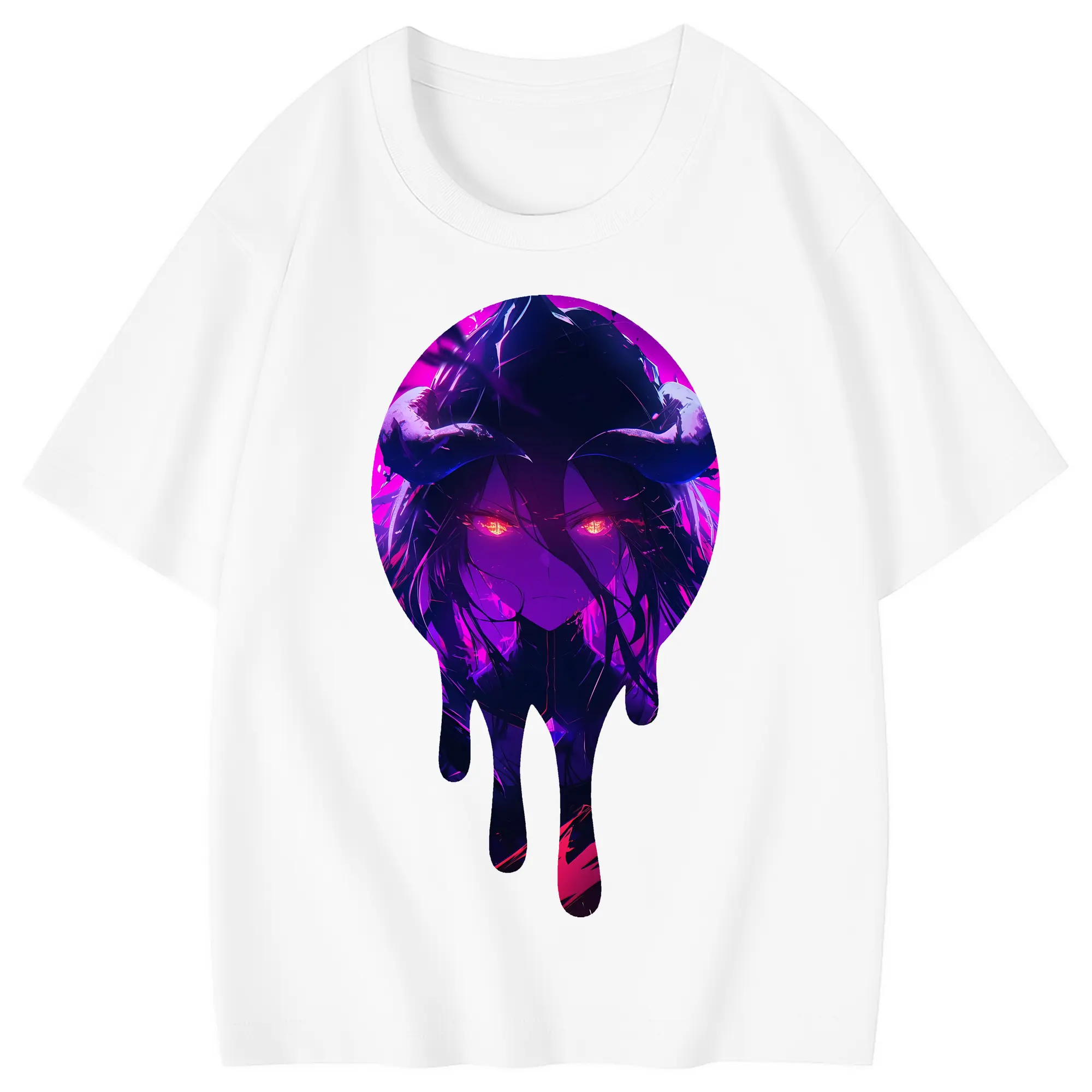 オーバーロード グッズ アルベド - 綿100％ キッズTシャツ ・ フロントプリント ・ 快適 通気性 ・ スポーツ カジュアル 散歩用