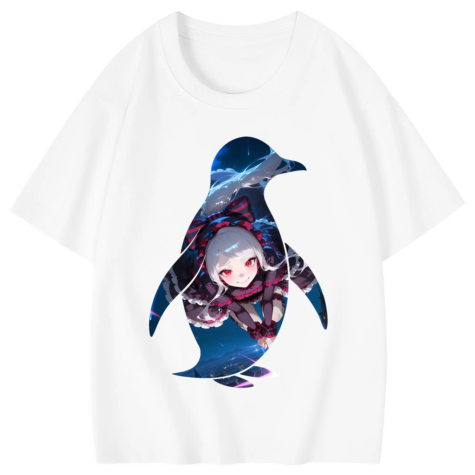 オーバーロード グッズ シャルティア・ブラッドフォールン - 綿100％ キッズTシャツ ・ フロントプリント ・ 快適 通気性 ・ スポーツ カジュアル 散歩用