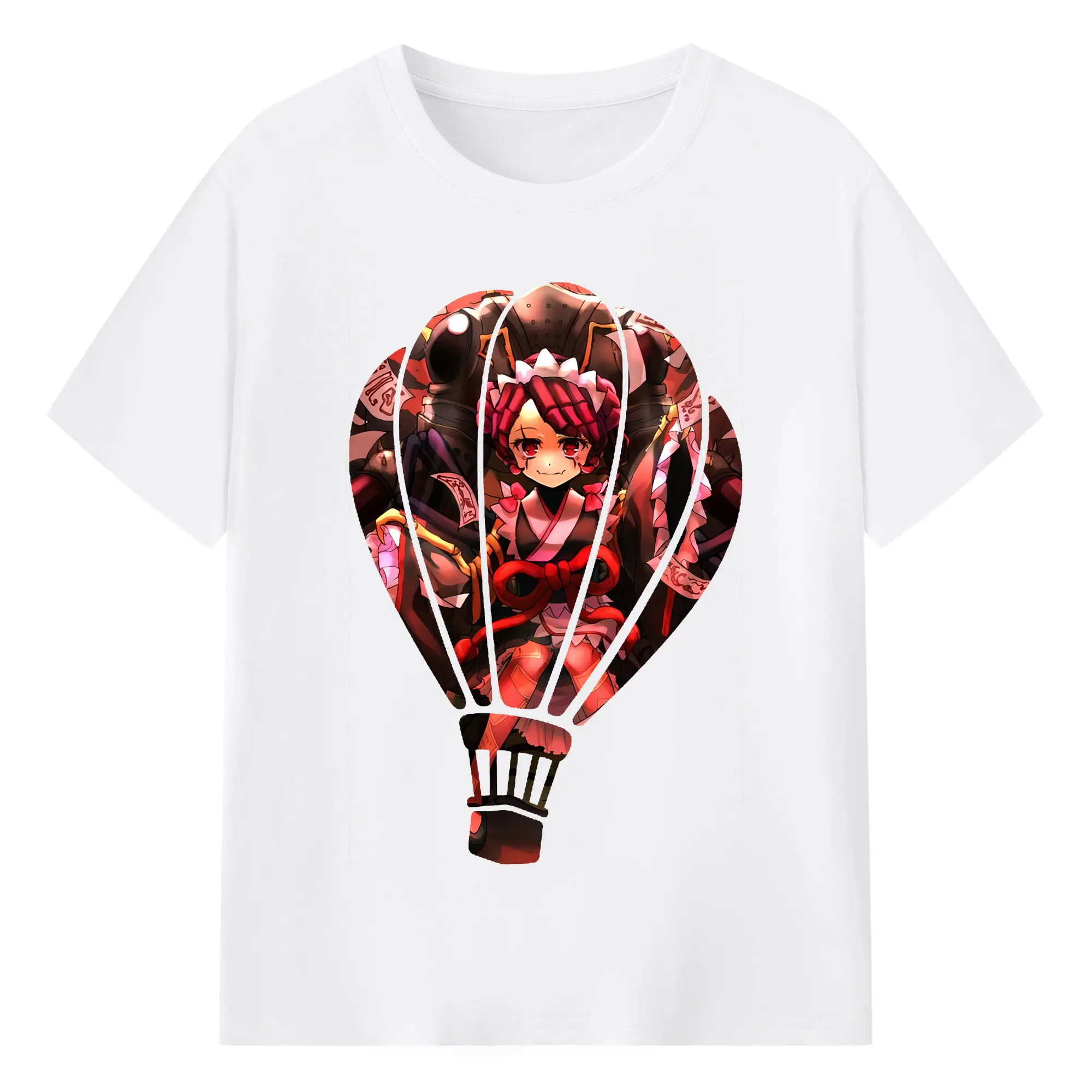 オーバーロード グッズ エントマ・ヴァシリッサ・ゼータ - 綿100％ 半袖Tシャツ ・ フロントプリント ・ 快適 通気性 ・ 日常使い 散歩 スポーツ用