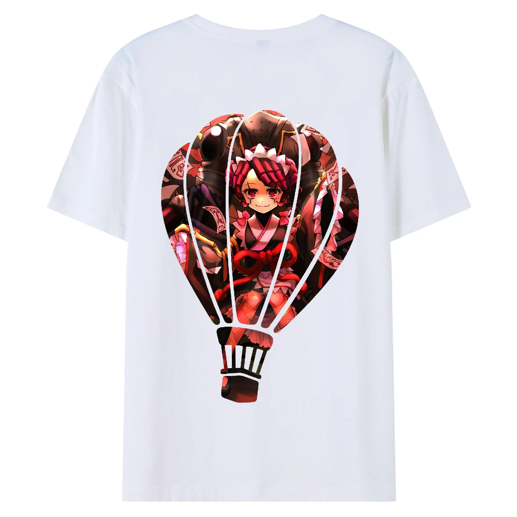 オーバーロード グッズ エントマ・ヴァシリッサ・ゼータ - 綿100％ 半袖Tシャツ ・ バックプリント ・ 快適 通気性 ・ 日常使い 散歩 スポーツ用