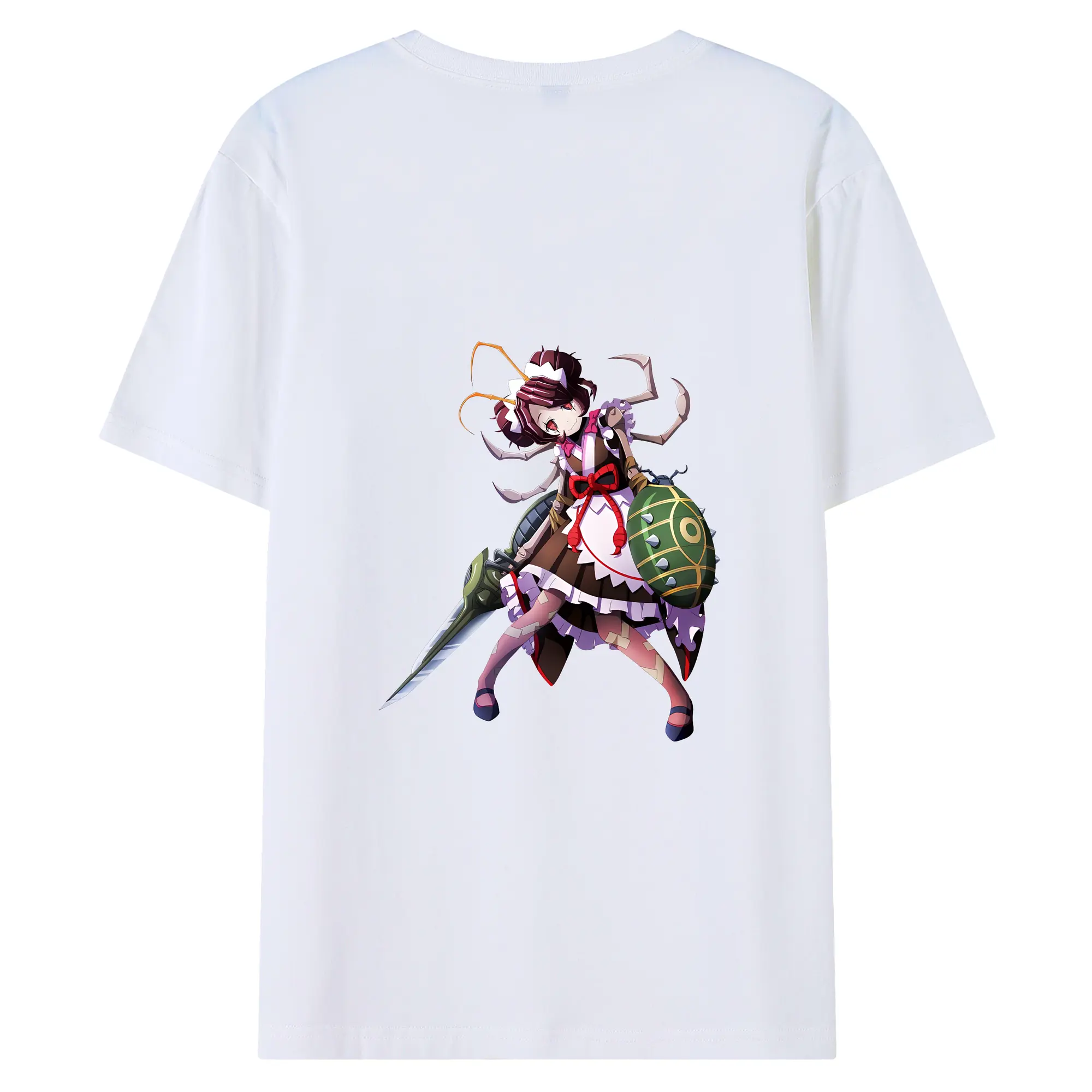 オーバーロード グッズ エントマ・ヴァシリッサ・ゼータ - 綿100％ 半袖Tシャツ ・ バックプリント ・ 快適 通気性 ・ 日常使い 散歩 スポーツ用