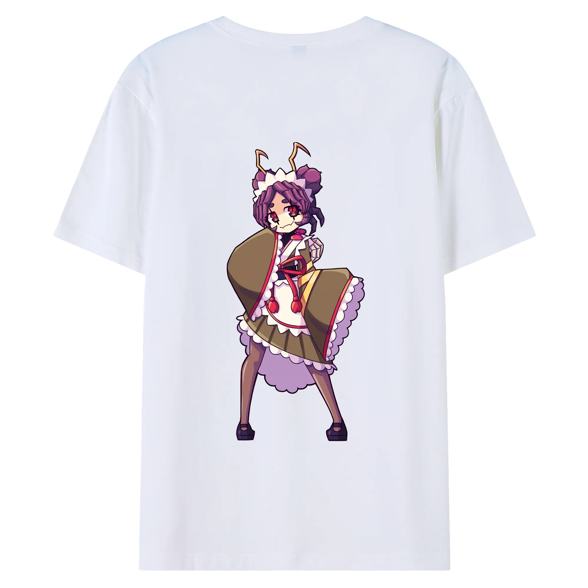 オーバーロード グッズ エントマ・ヴァシリッサ・ゼータ - 綿100％ 半袖Tシャツ ・ バックプリント ・ 快適 通気性 ・ 日常使い 散歩 スポーツ用