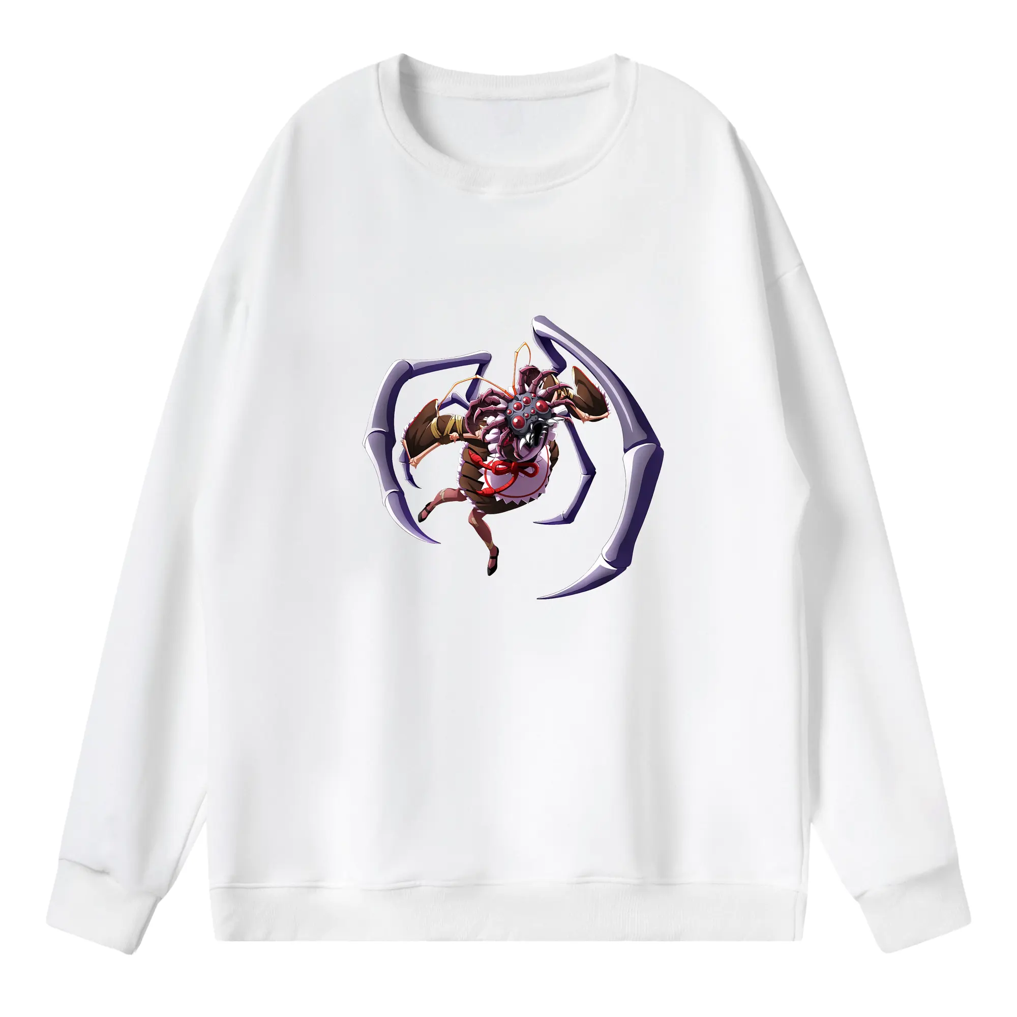 オーバーロード グッズ エントマ・ヴァシリッサ・ゼータ - 薄手 クルーネック スウェット 裏毛260g · ポリエステル 春秋向け カジュアル 男女兼用 · トレーナー デイリー スポーツ 散歩に最適